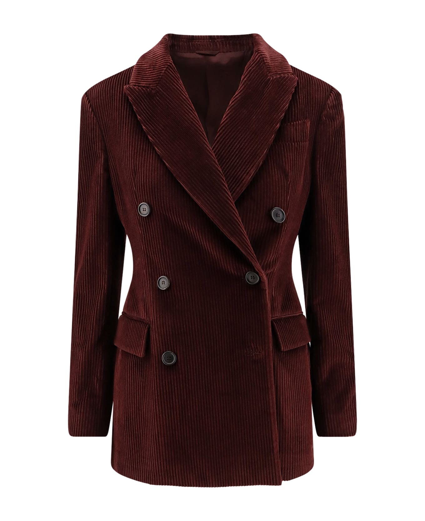 Brunello Cucinelli Corduroy Blazer - Purple