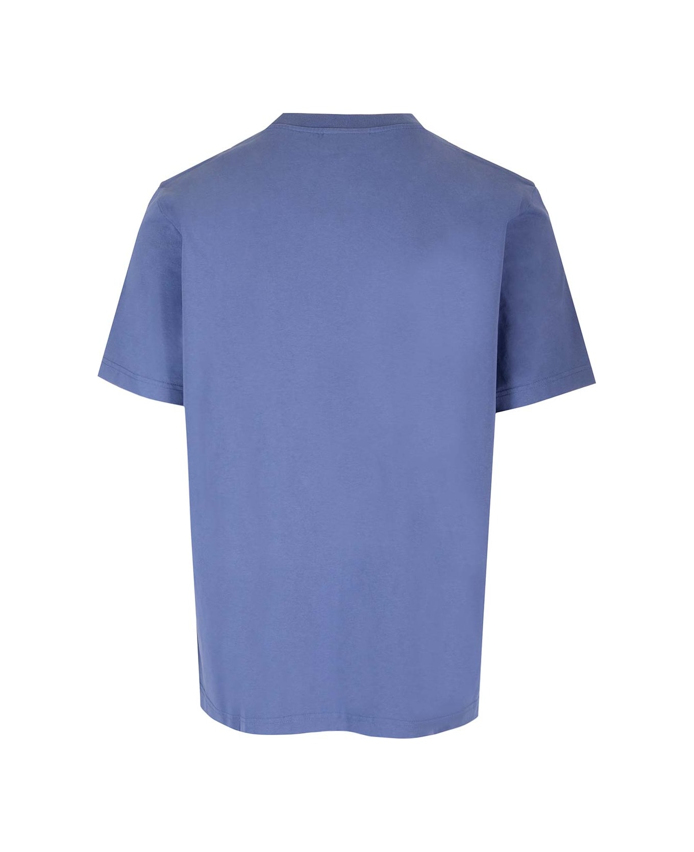 Maison Kitsuné Blue Crewneck T-shirt - Storm Blue シャツ