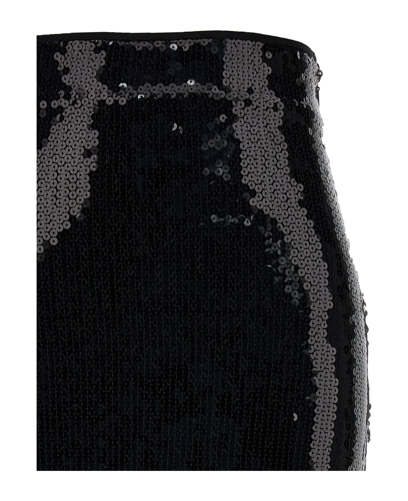 Alexandre Vauthier Mesh Midi Skirt - Black   スカート