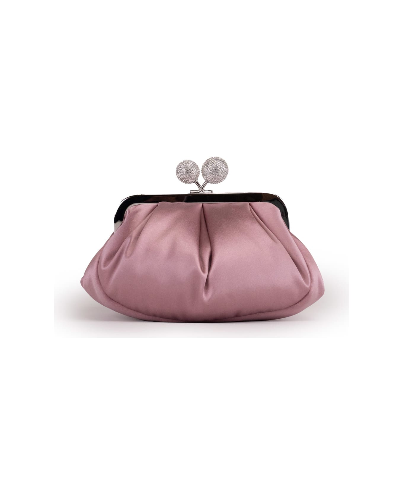 Weekend Max Mara Pasticcino Bag Small In Satin - Rosa