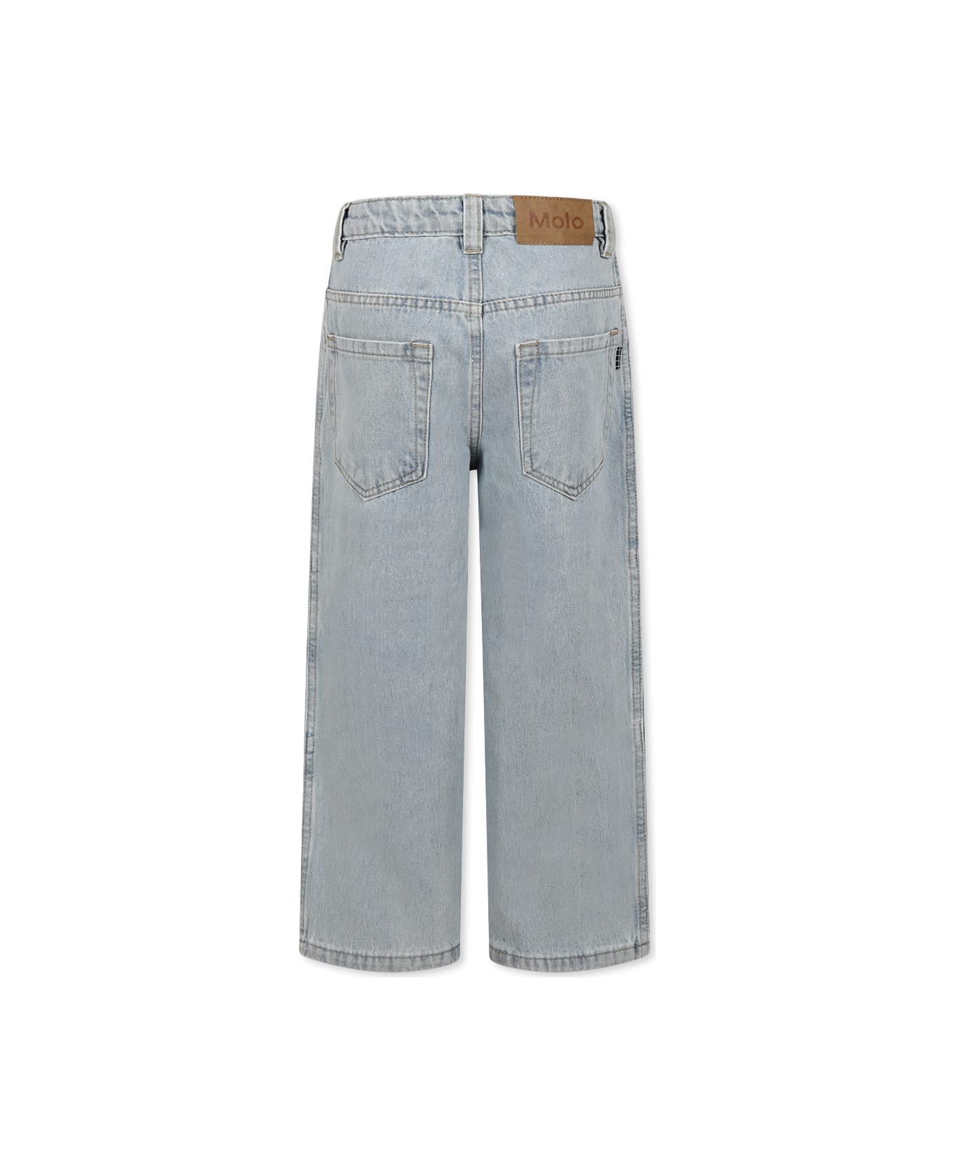 Molo Denim Jeans For Girl - Denim