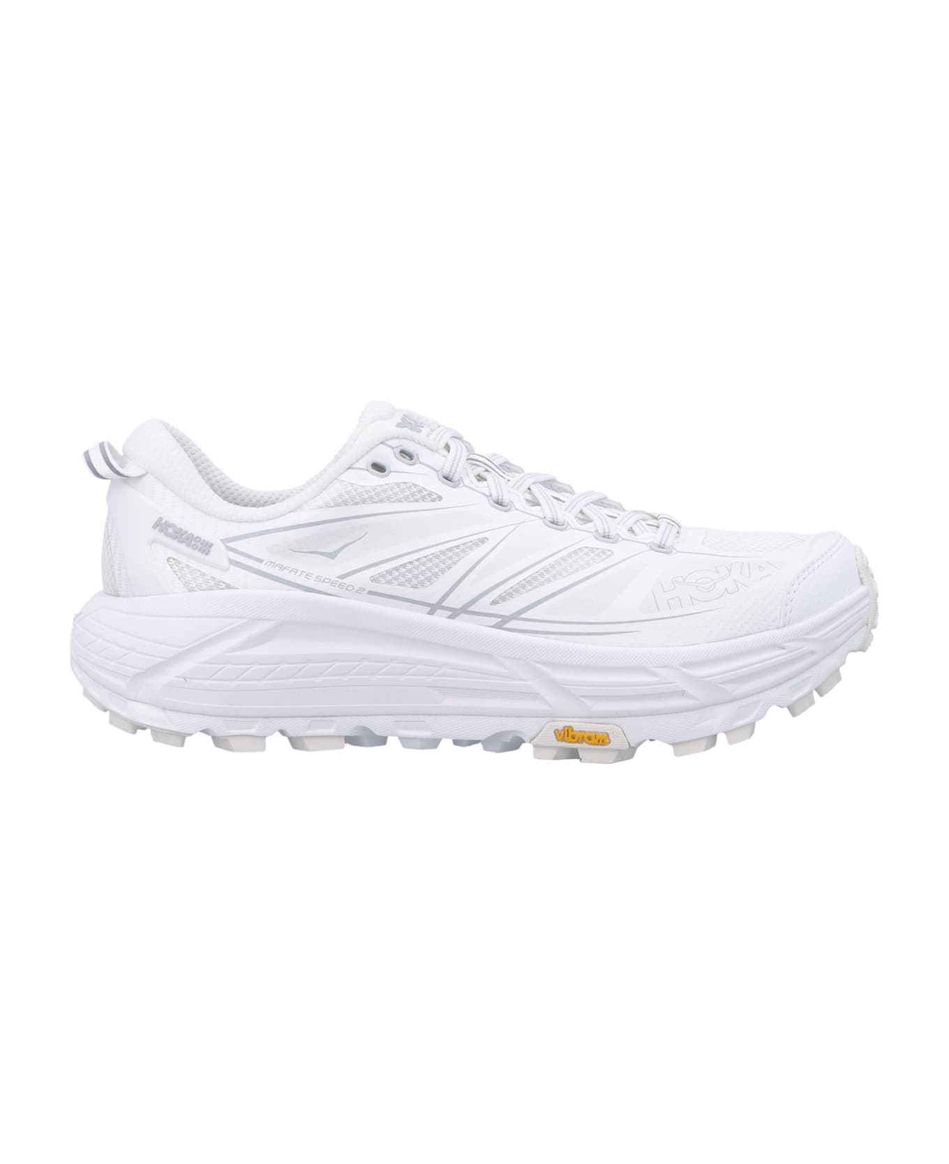 Hoka Mafate Speed 2 - WHITE / LUNAR ROCK