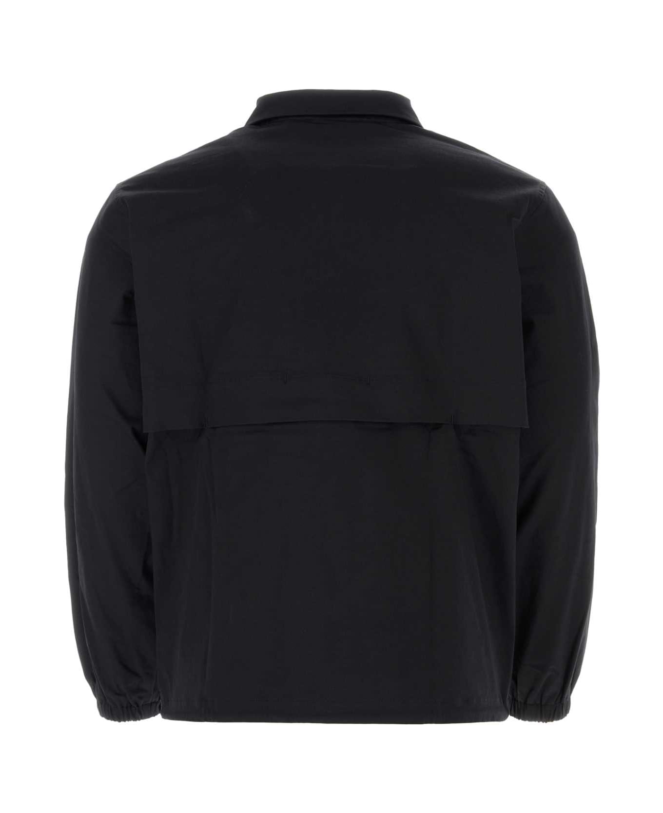 Yohji Yamamoto Black Cotton Blend Shirt - BLACK