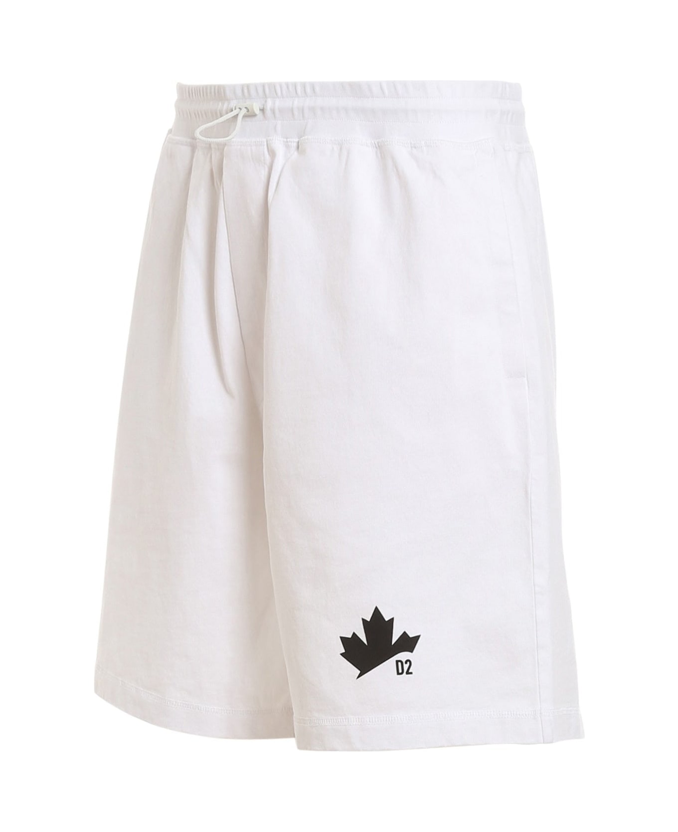 Dsquared2 Dsqaured2 D2 Leaf Shorts - White