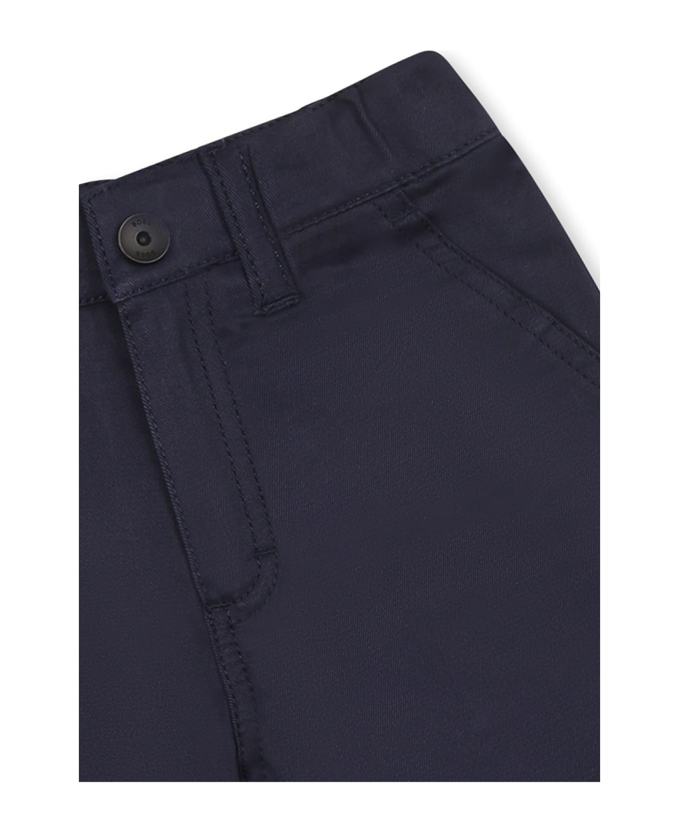 Hugo Boss Blue Shorts For Baby Boy - Blue