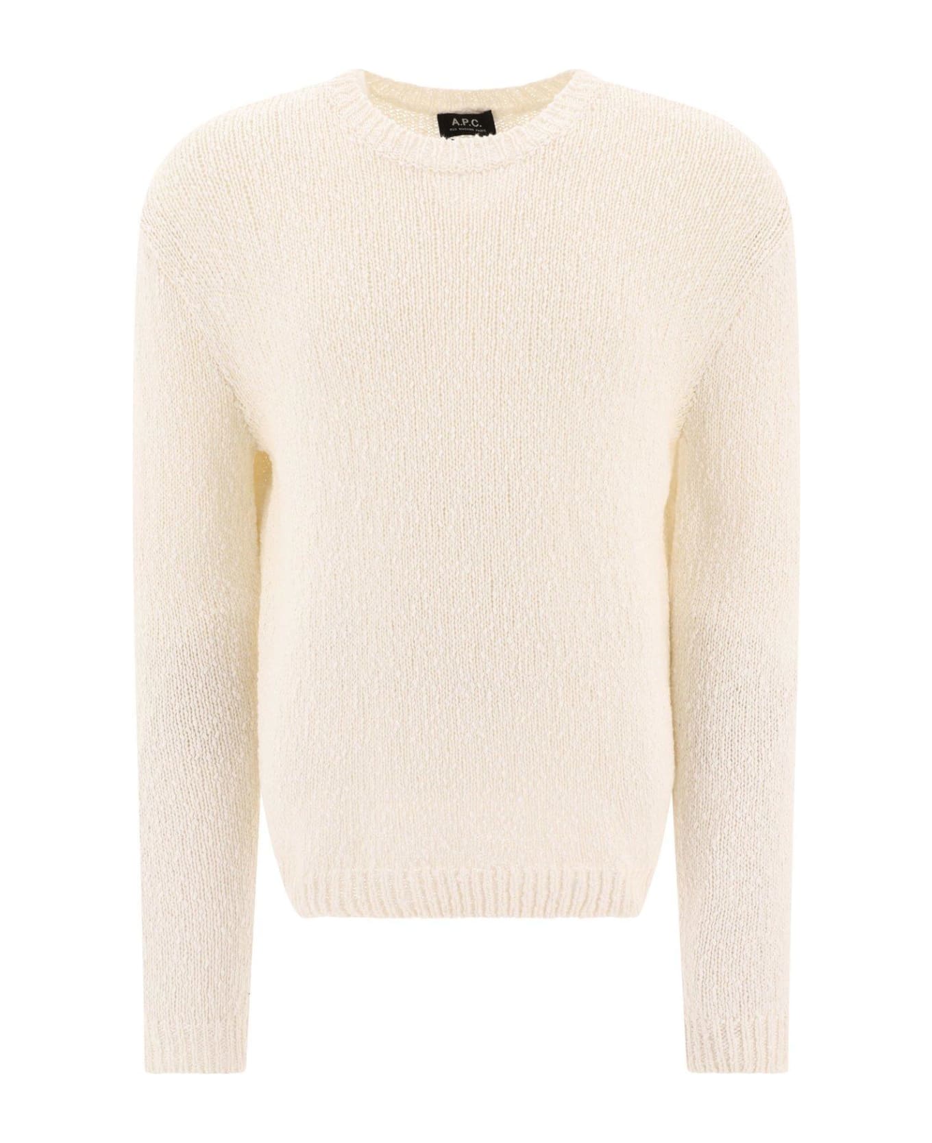 A.P.C. Gaston Crewneck Sweater - Aac Off White ニットウェア