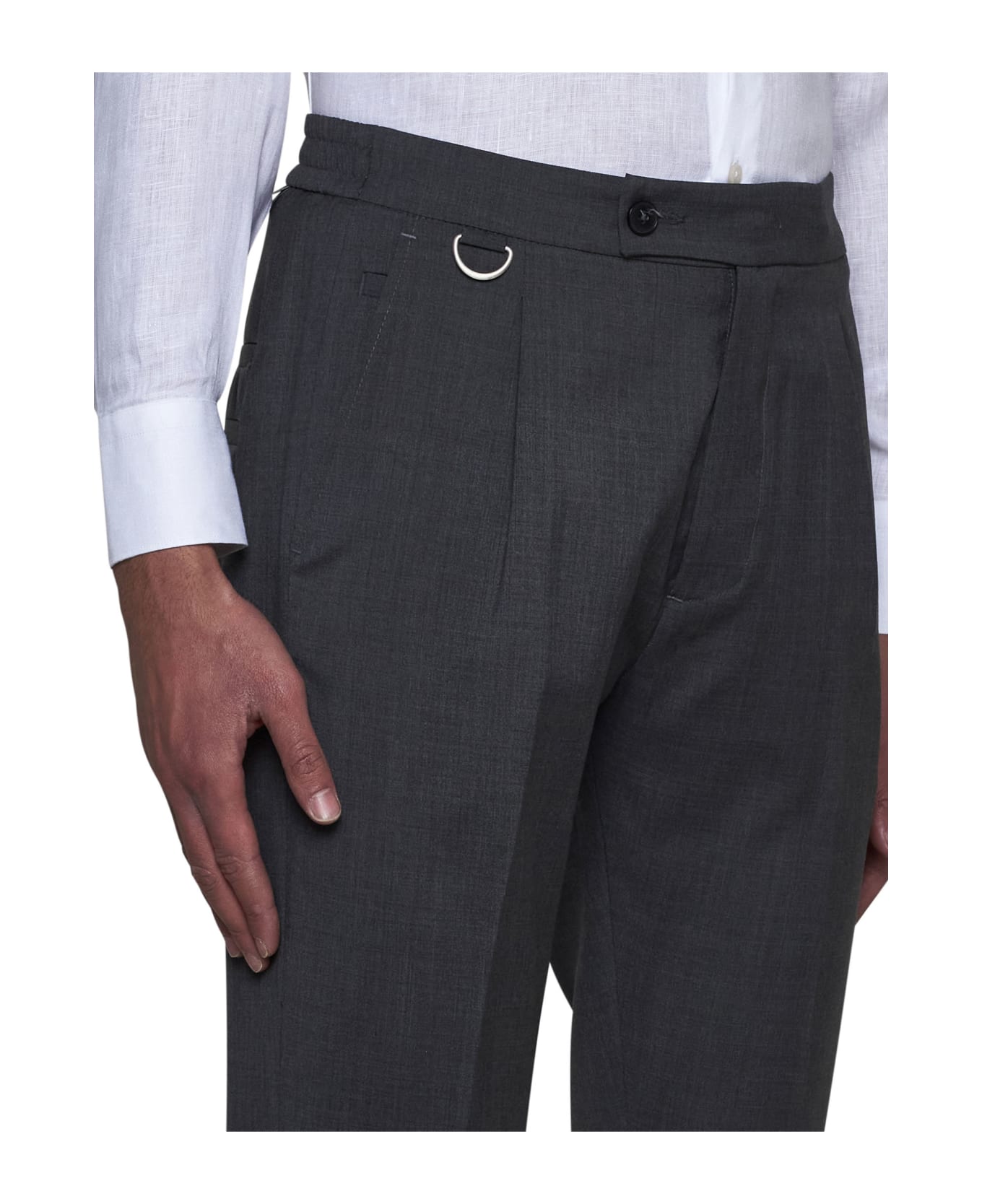 Low Brand Pants - Charcoal