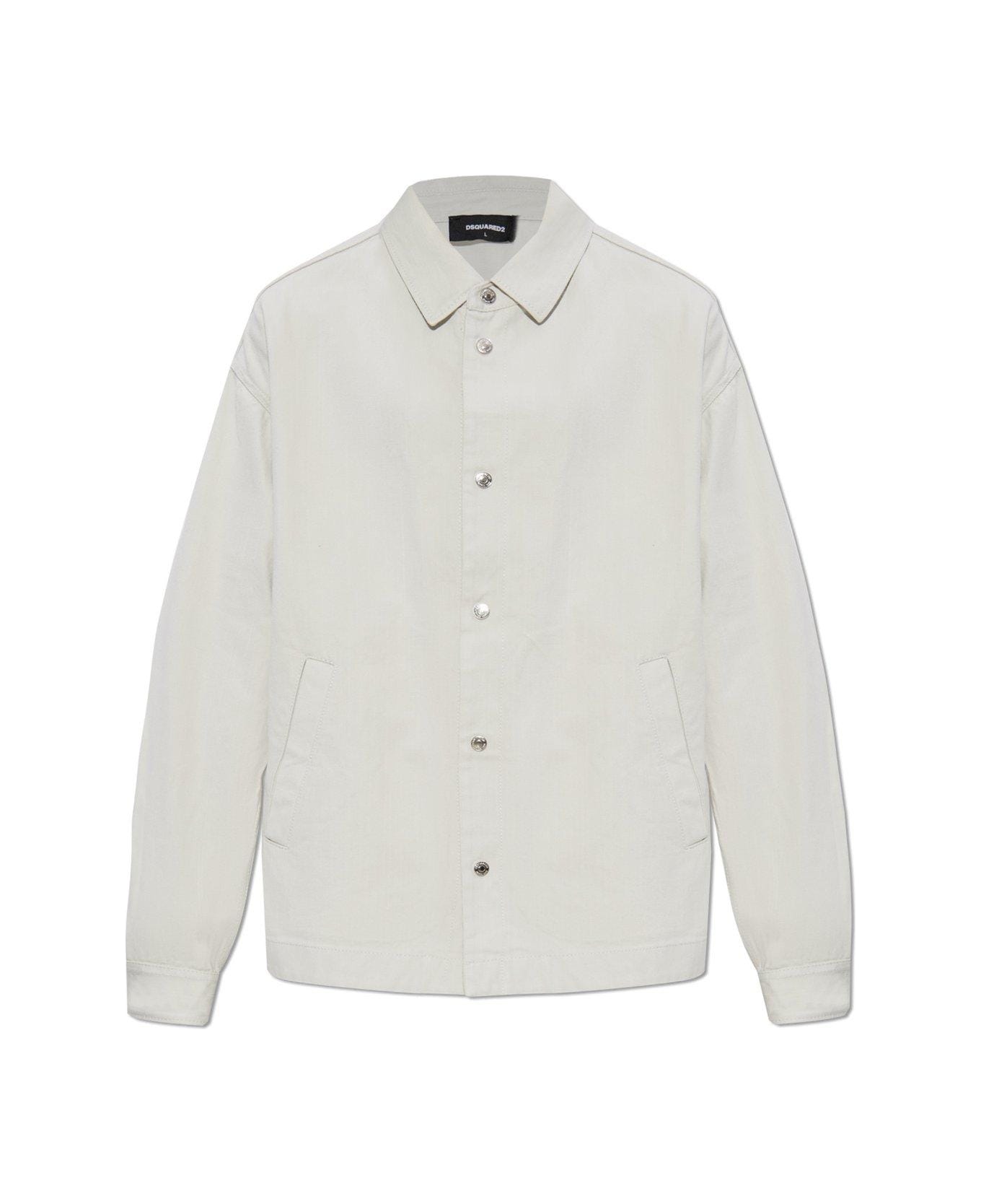 Dsquared2 Icon New Generation Overshirt - Off-White