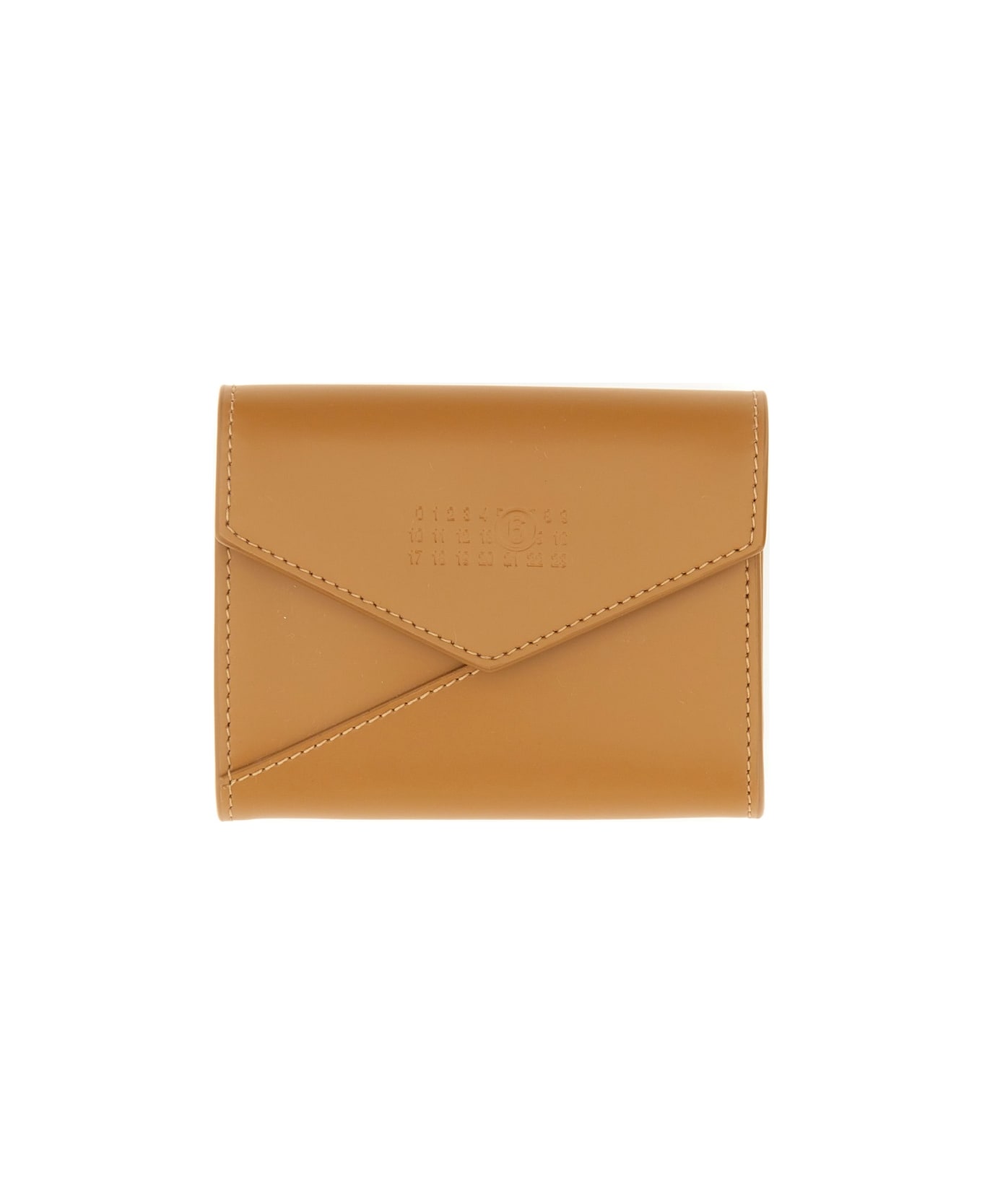 MM6 Maison Margiela Wallet With Logo - BEIGE