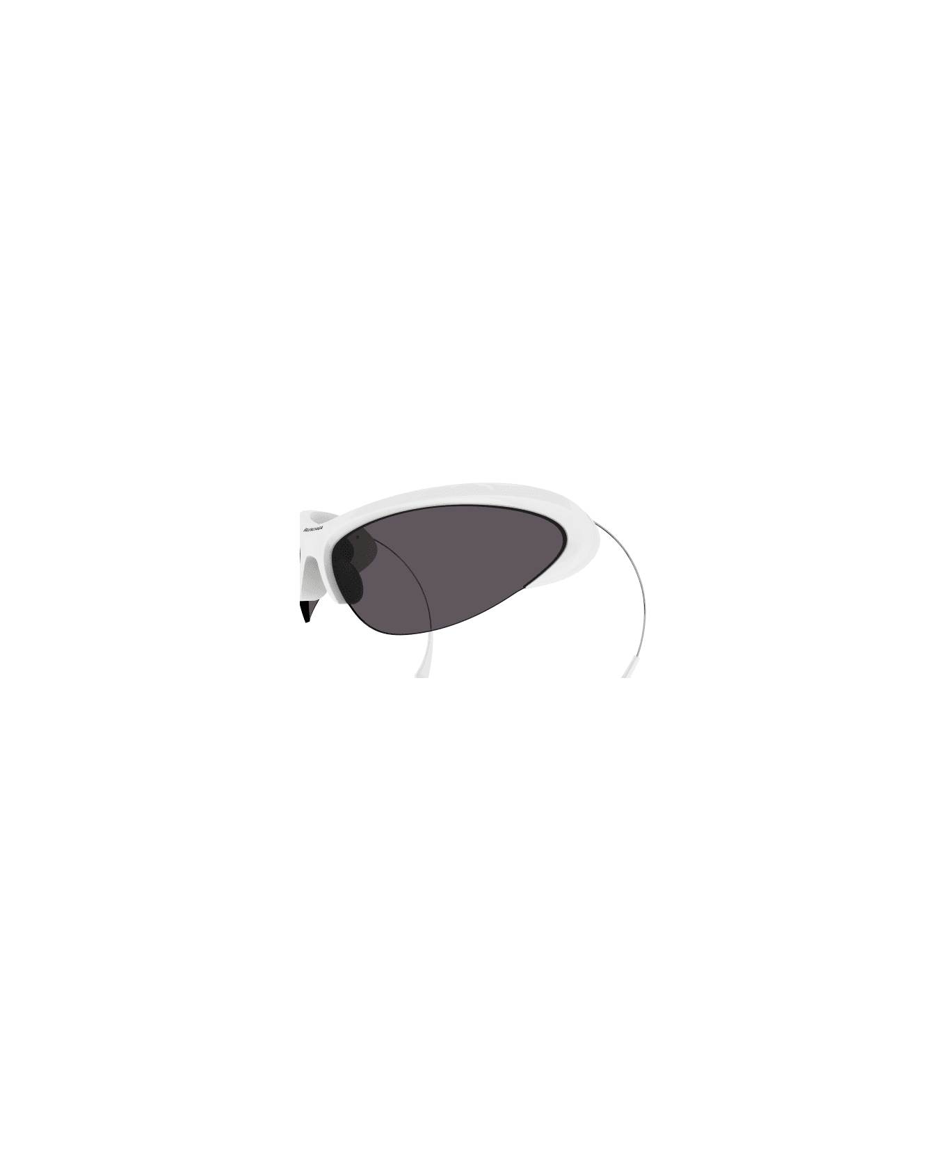 Balenciaga Eyewear BB0232S Sunglasses - White Silver Grey