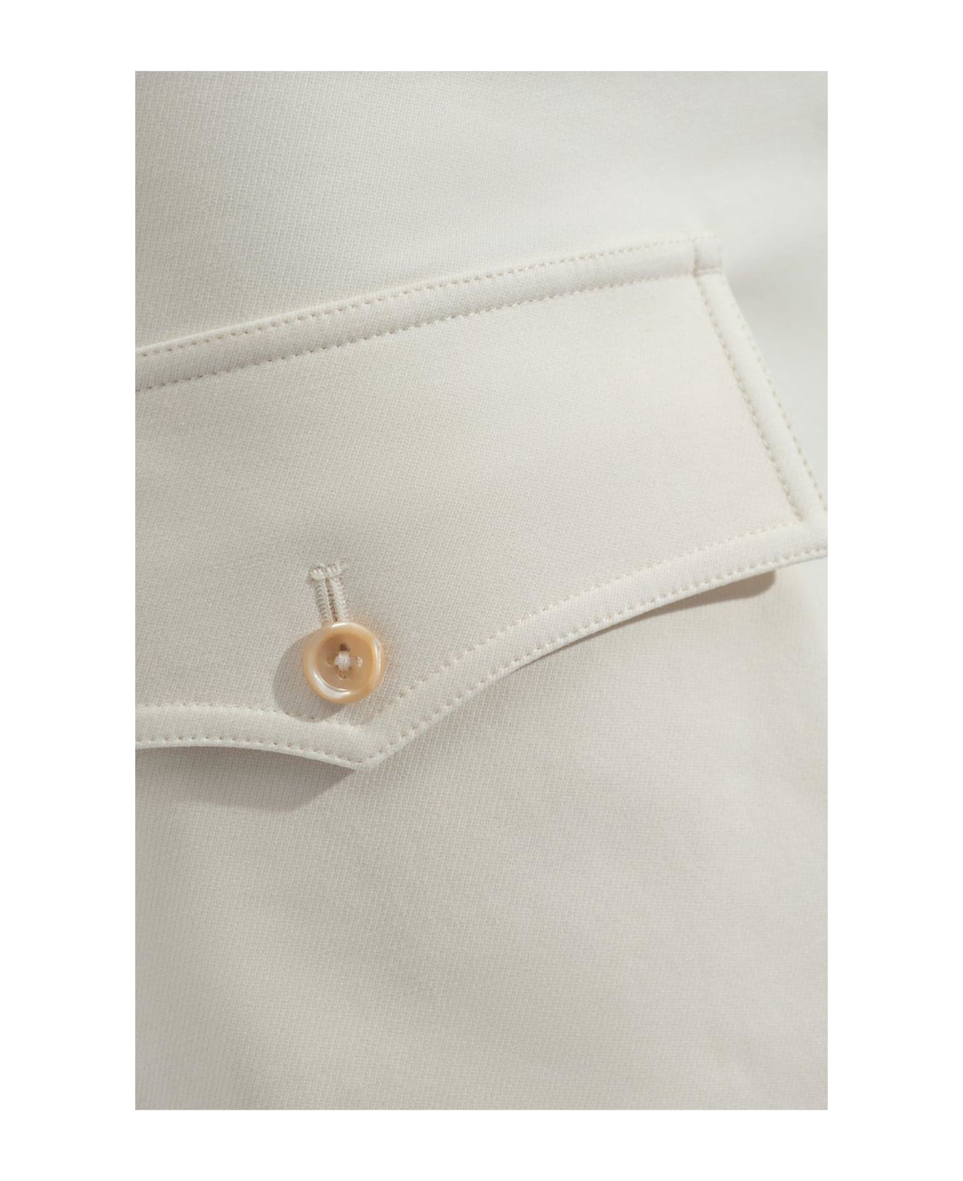 Tom Ford Mini Cargo Skirt - WHITE