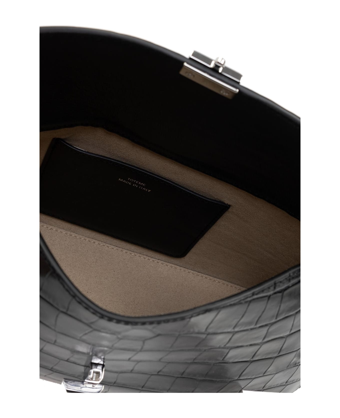 Totême Toteme Shoulder Bag 
t-lock
 - Black