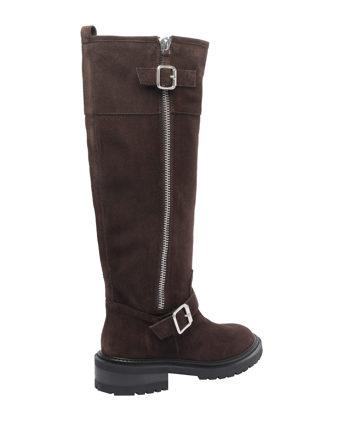 Via Roma 15 Buckles Boots - Brown