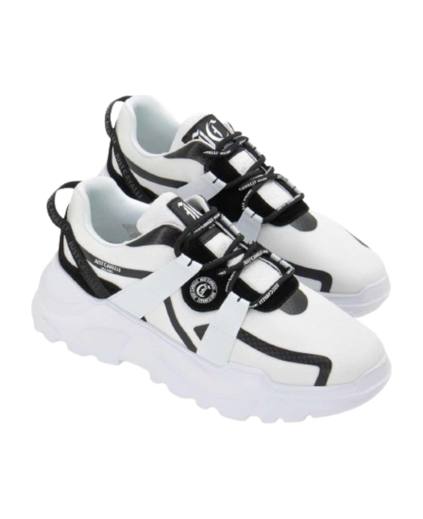 Just Cavalli Men
s Sneakers - White