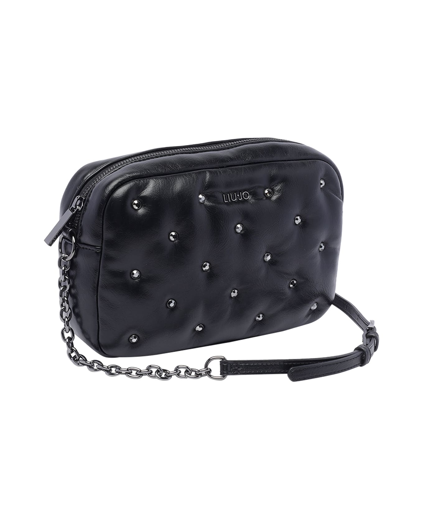 Liu-Jo Medium Logo Crossbody Bag - Black