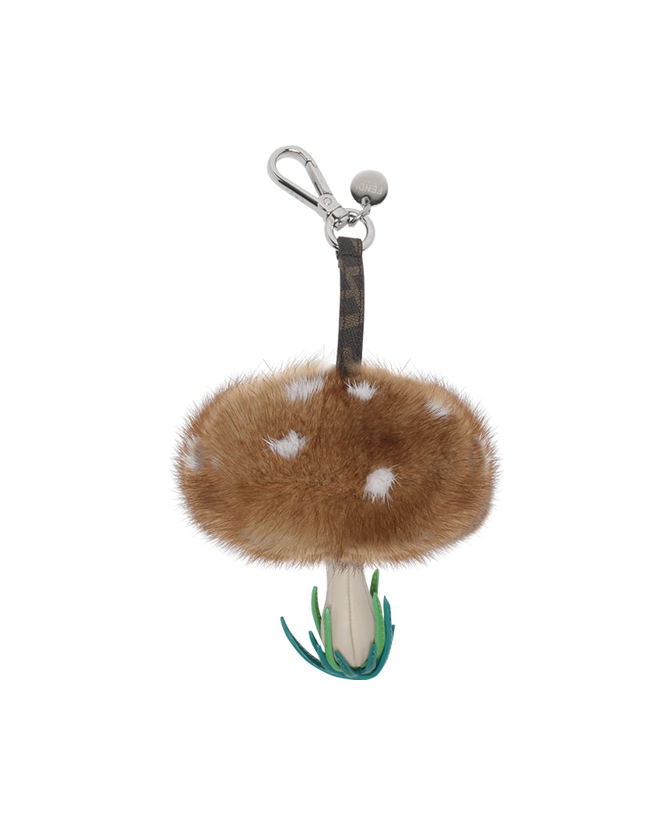 Fendi Mushroom Charm - Brown
