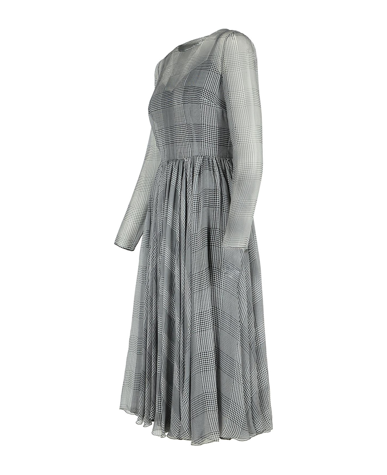 Dolce & Gabbana Grey Silk Dress - Grey