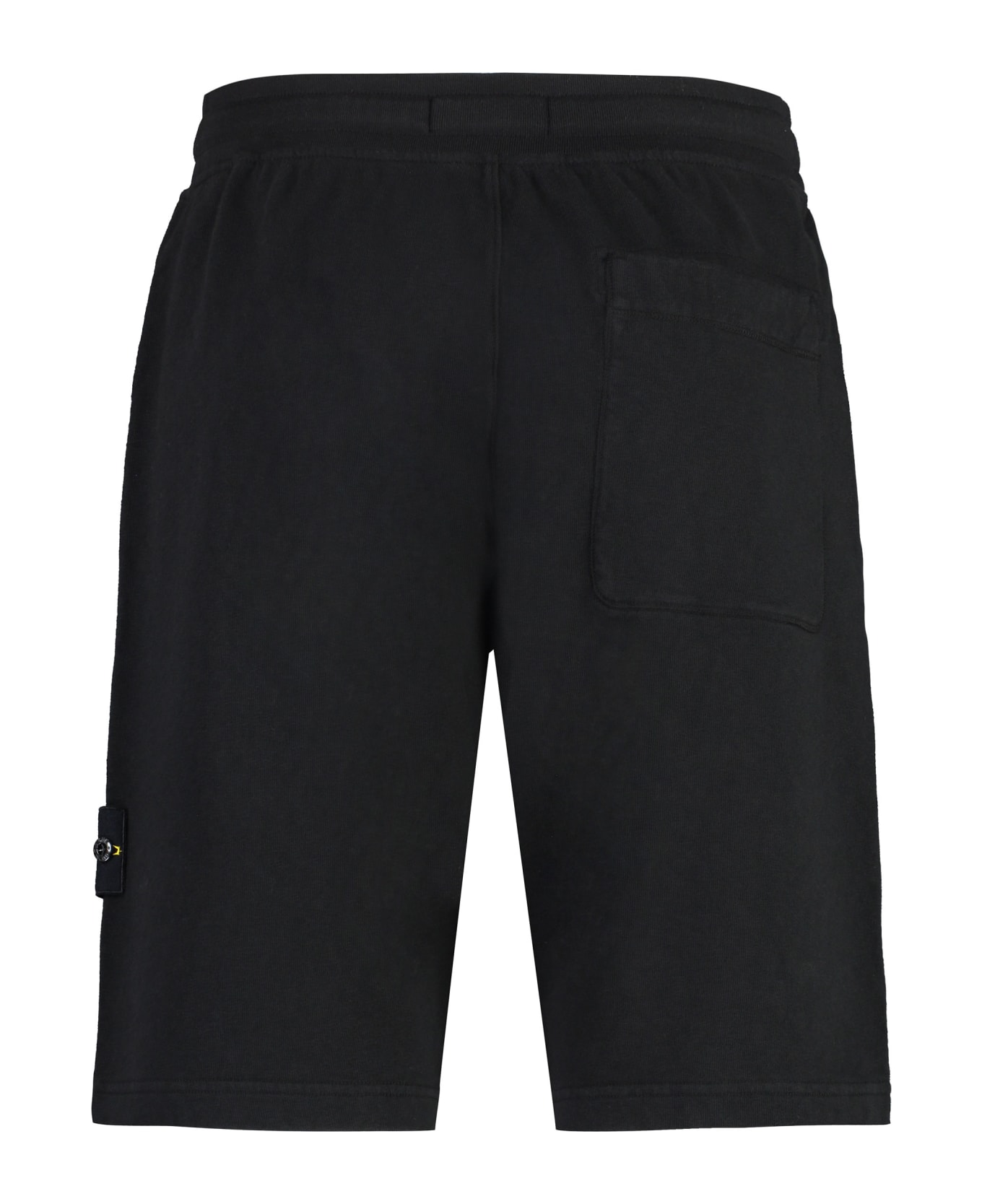Stone Island Cotton Bermuda Shorts - Nero