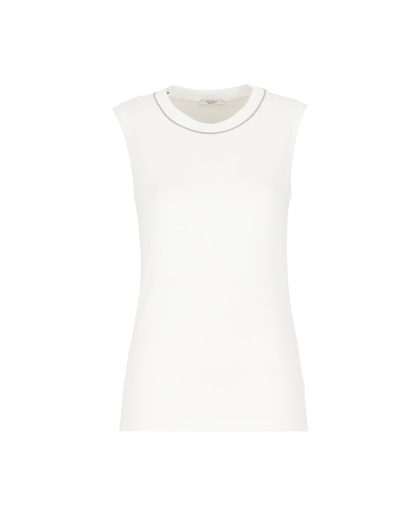 Peserico Top With Light Point Details - White