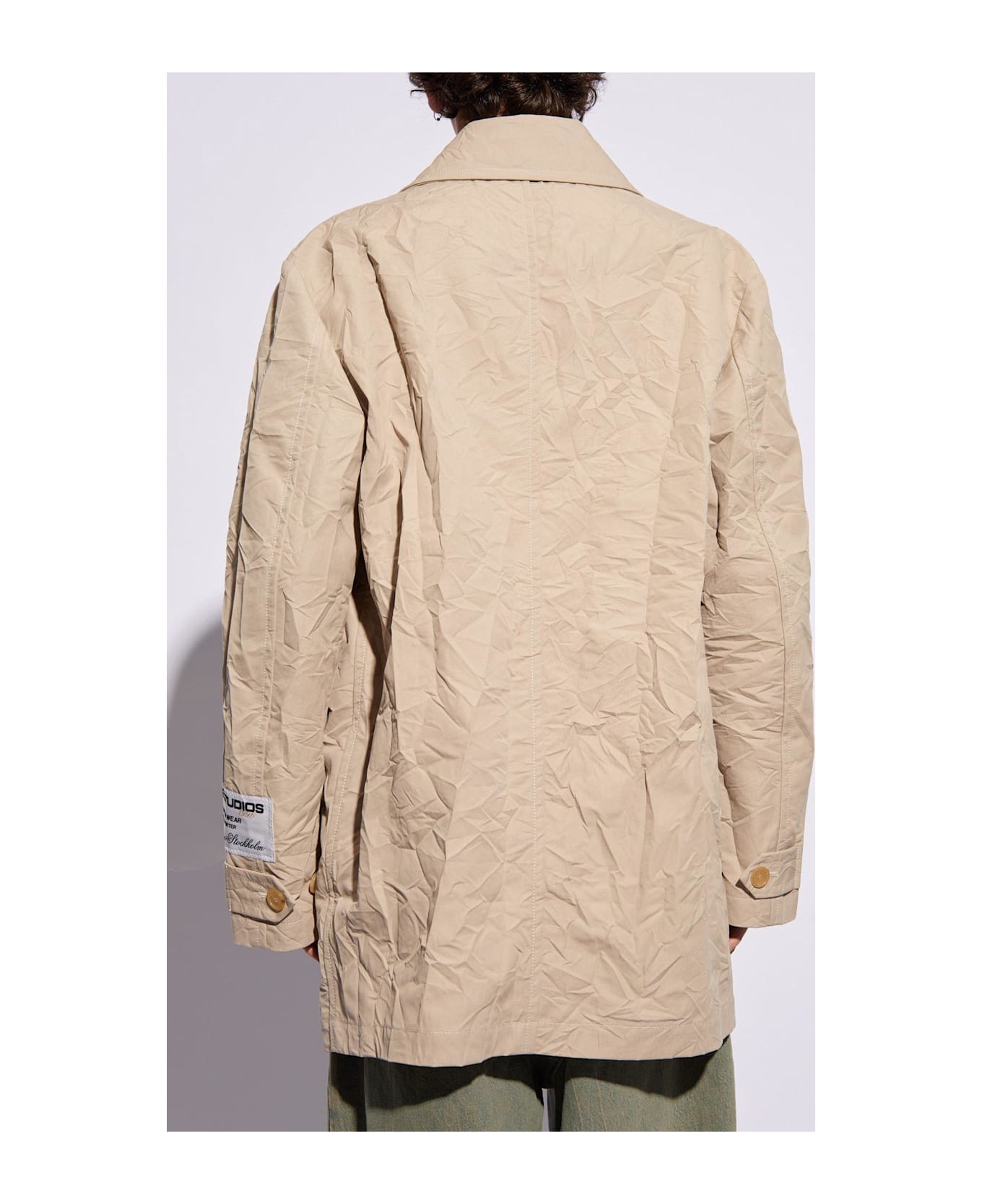 Acne Studios Cropped Coat - Beige