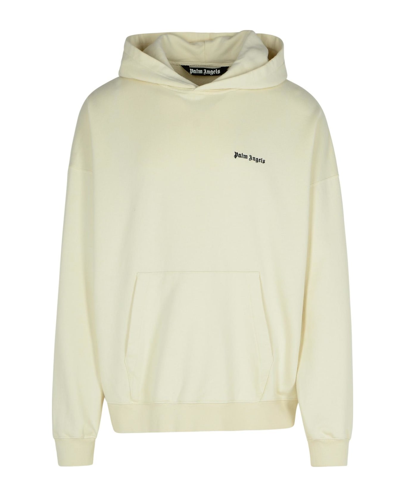 Palm Angels Cotton Sweatshirt - Cream