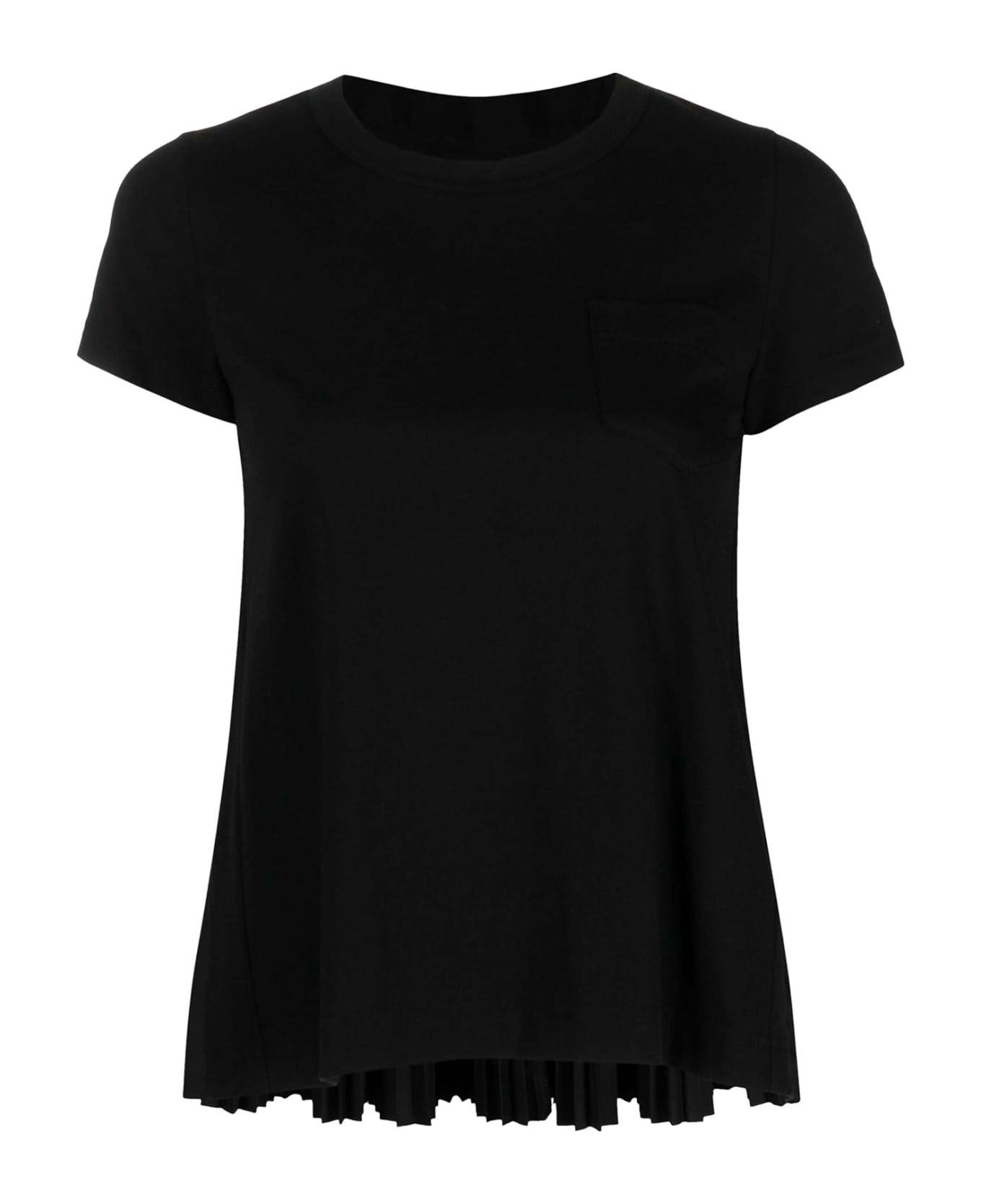 Sacai Cotton T-shirt - Black Tシャツ