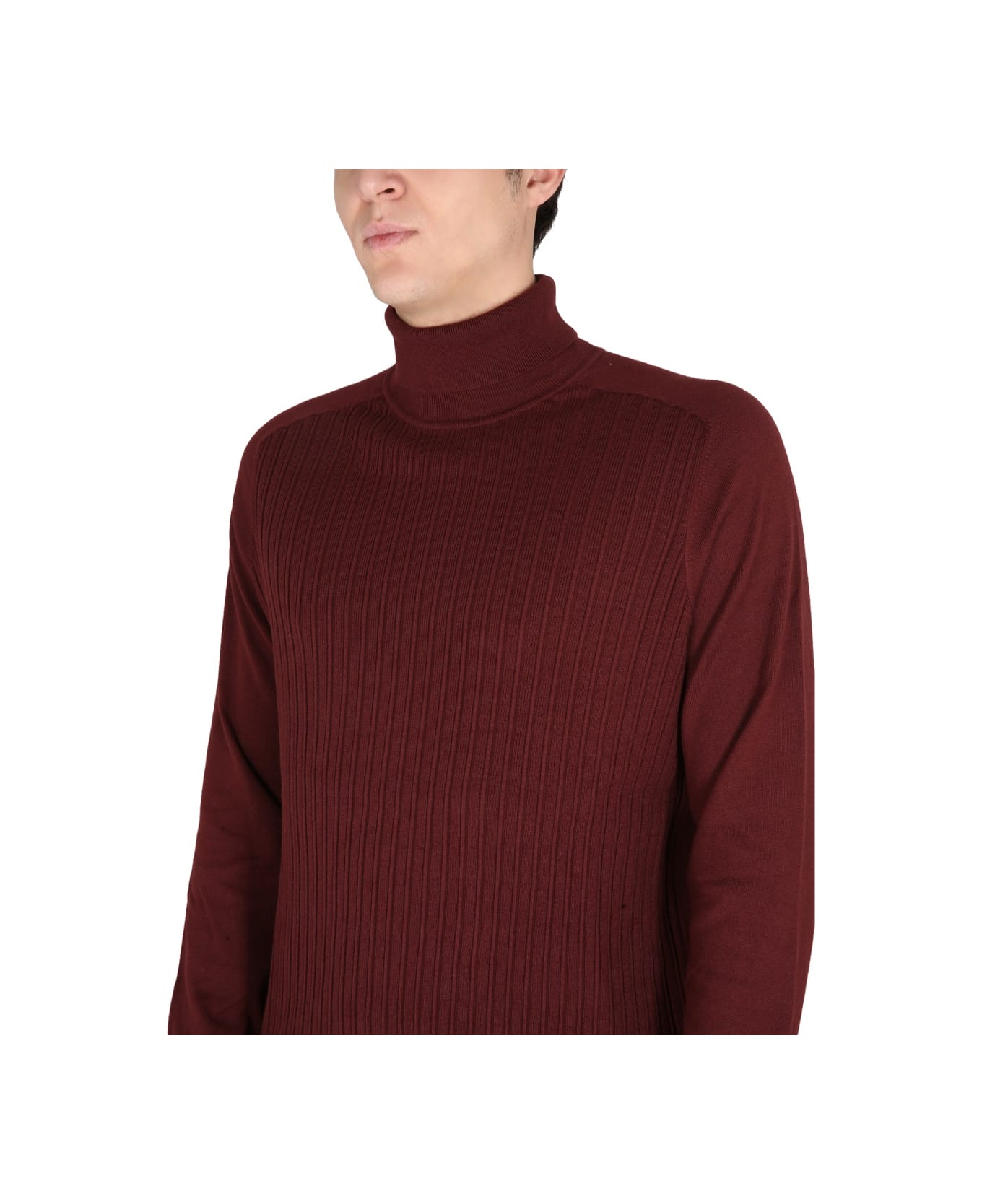 Hugo Boss Rib Knit - BROWN