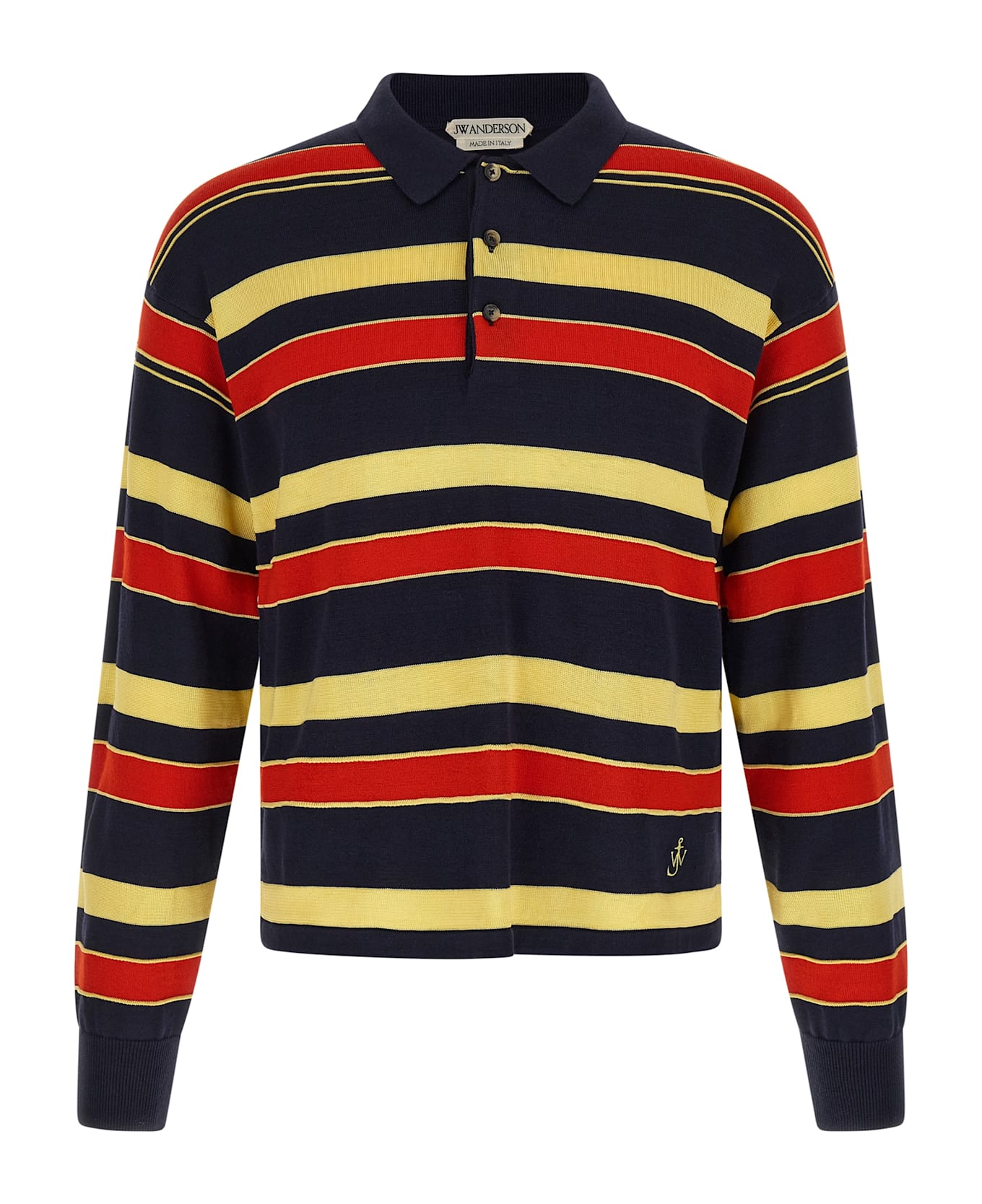 J.W. Anderson Knitted Polo Shirt - Multicolor