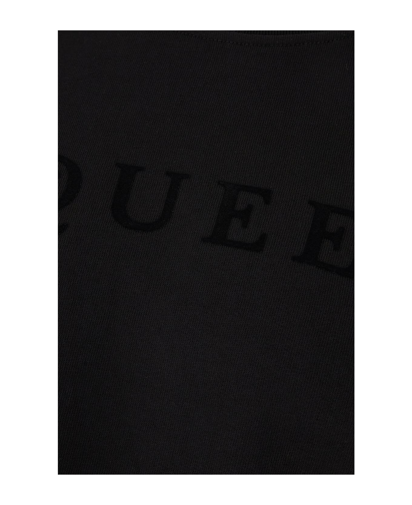 Alexander McQueen Black Cotton Sweatshirt