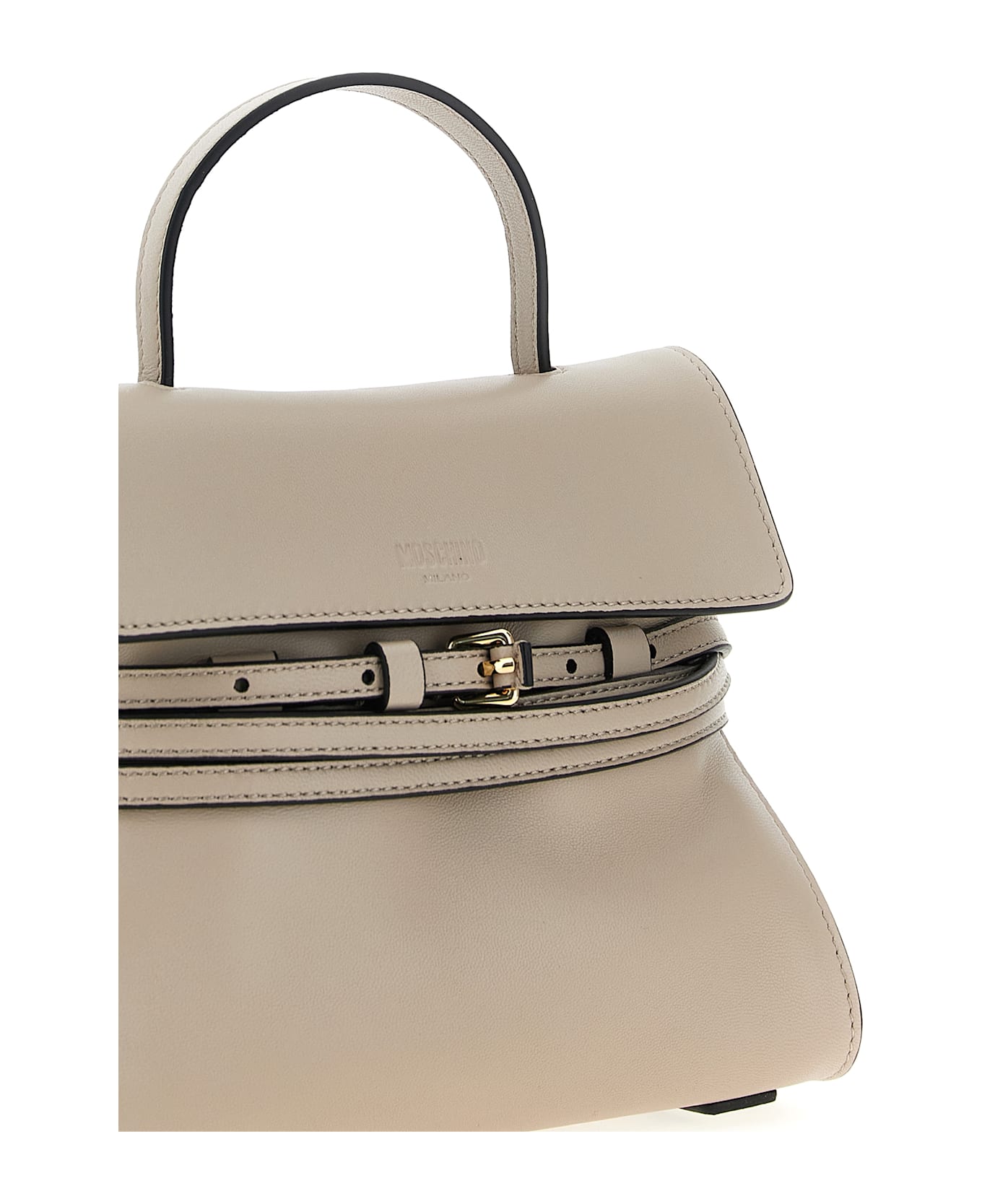 Moschino 
tie Me
 Small Handbag - Beige