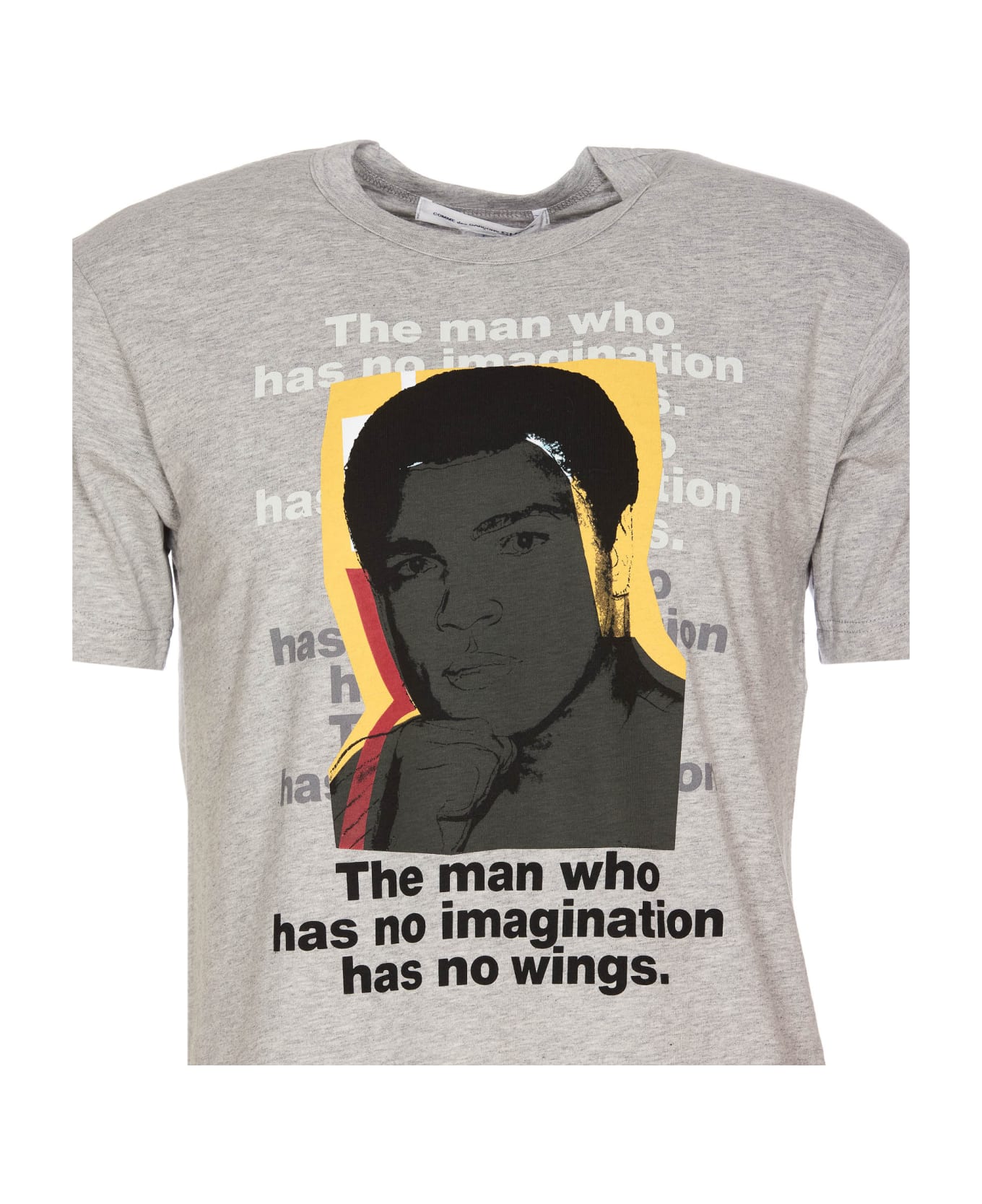 Comme des Garçons Muhammad Ali' Print T-shirt - Grey