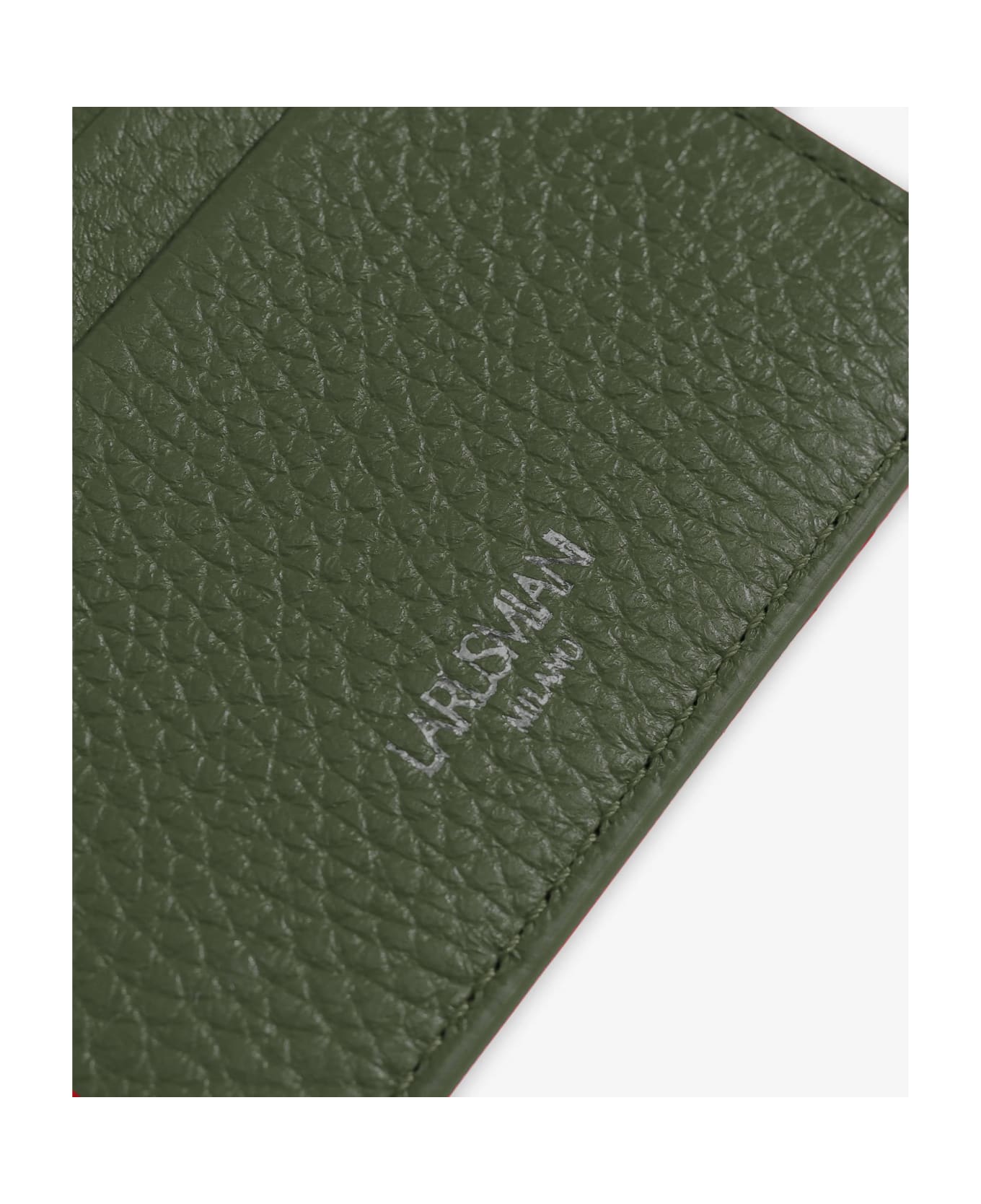 Larusmiani Card Holder Value Wallet - Olive