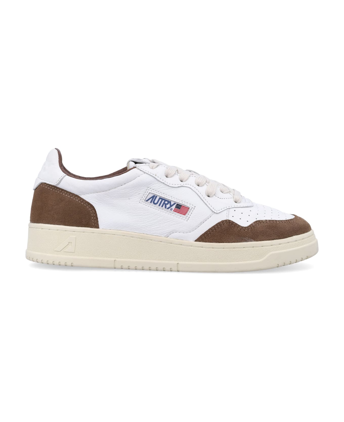 Autry Medalist Low Sneakers - Wht/cigar
