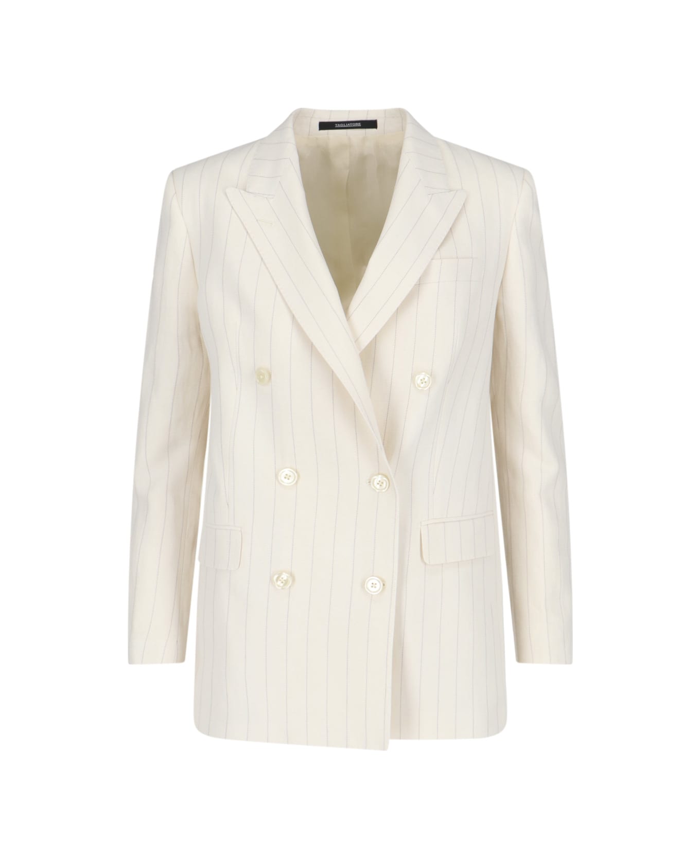 Tagliatore Double-breasted Suit - White