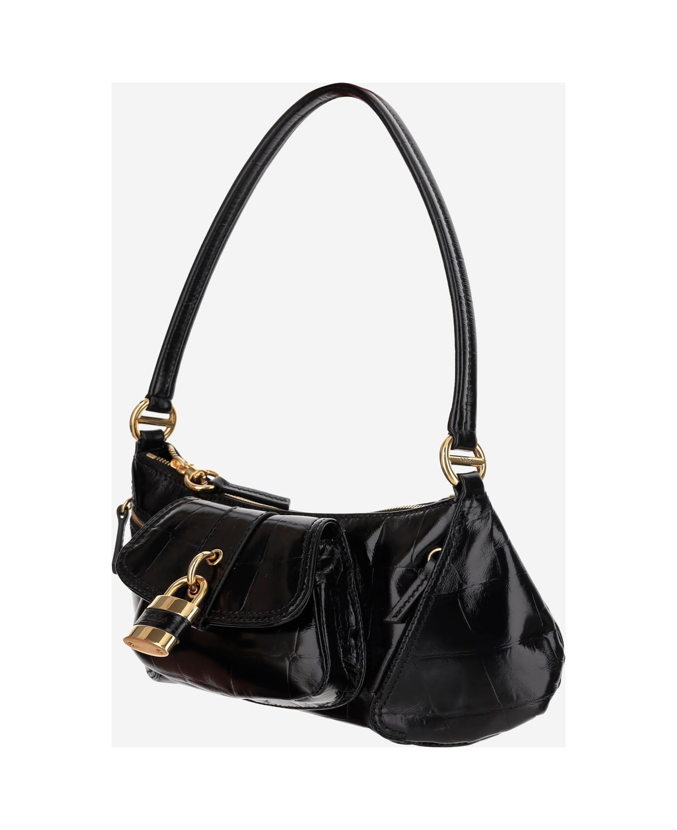 Chloé The 99 Leather Shoulder Bag - Black