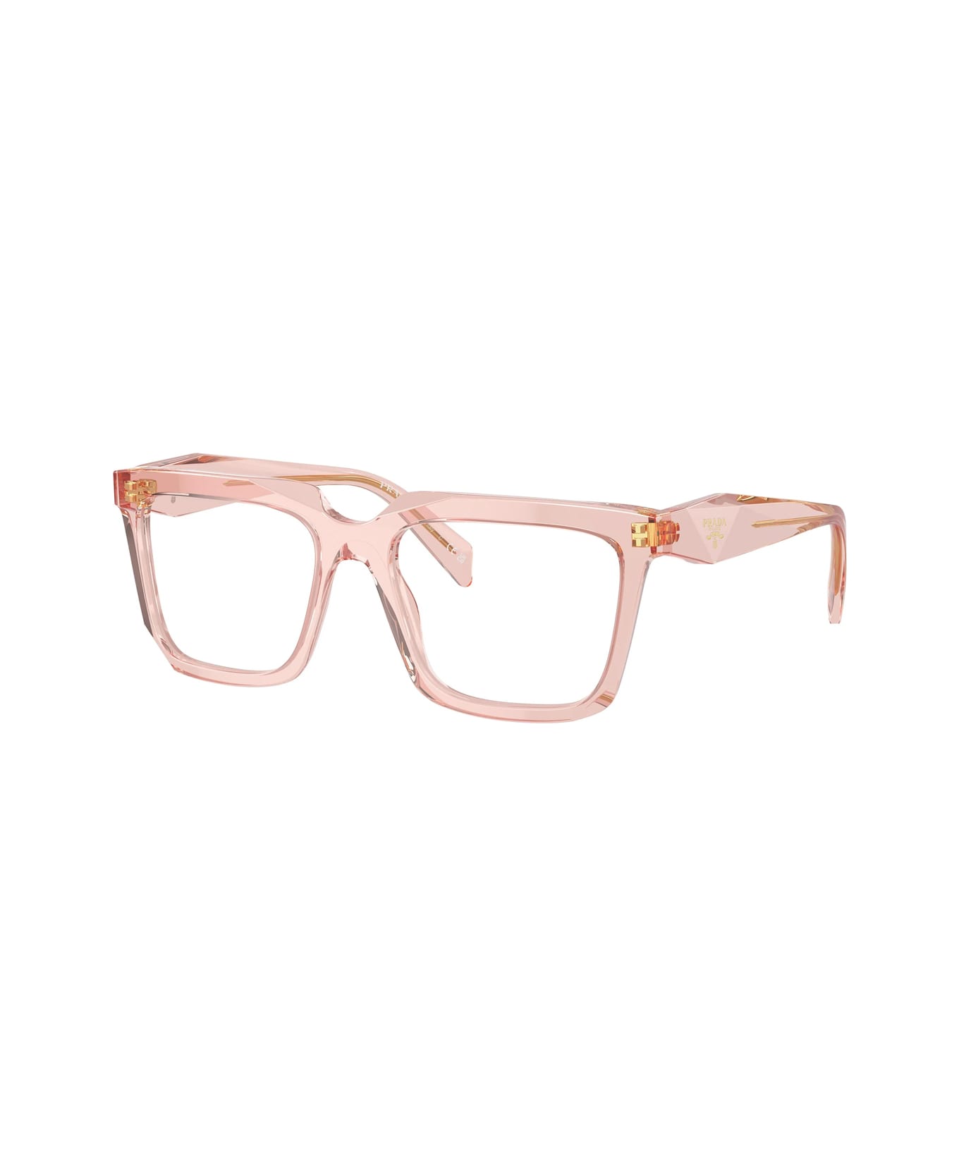 Prada Eyewear Pra19v Symbole19q1o1 Rosa Glasses - Rosa