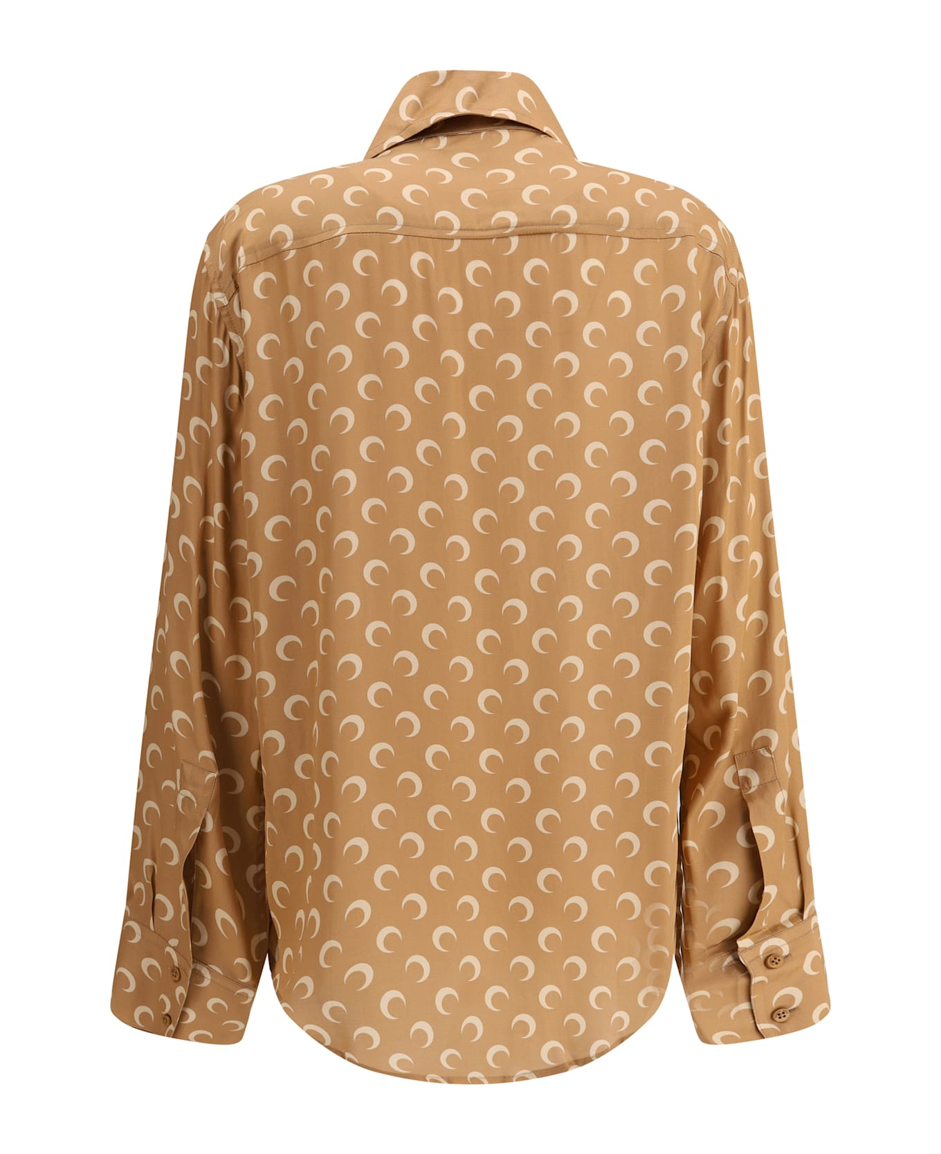 Marine Serre Satin Moon Shirt