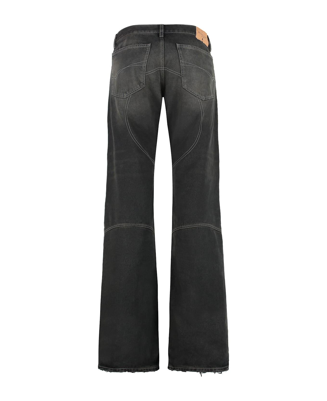 Balenciaga Wide-leg Jeans - black