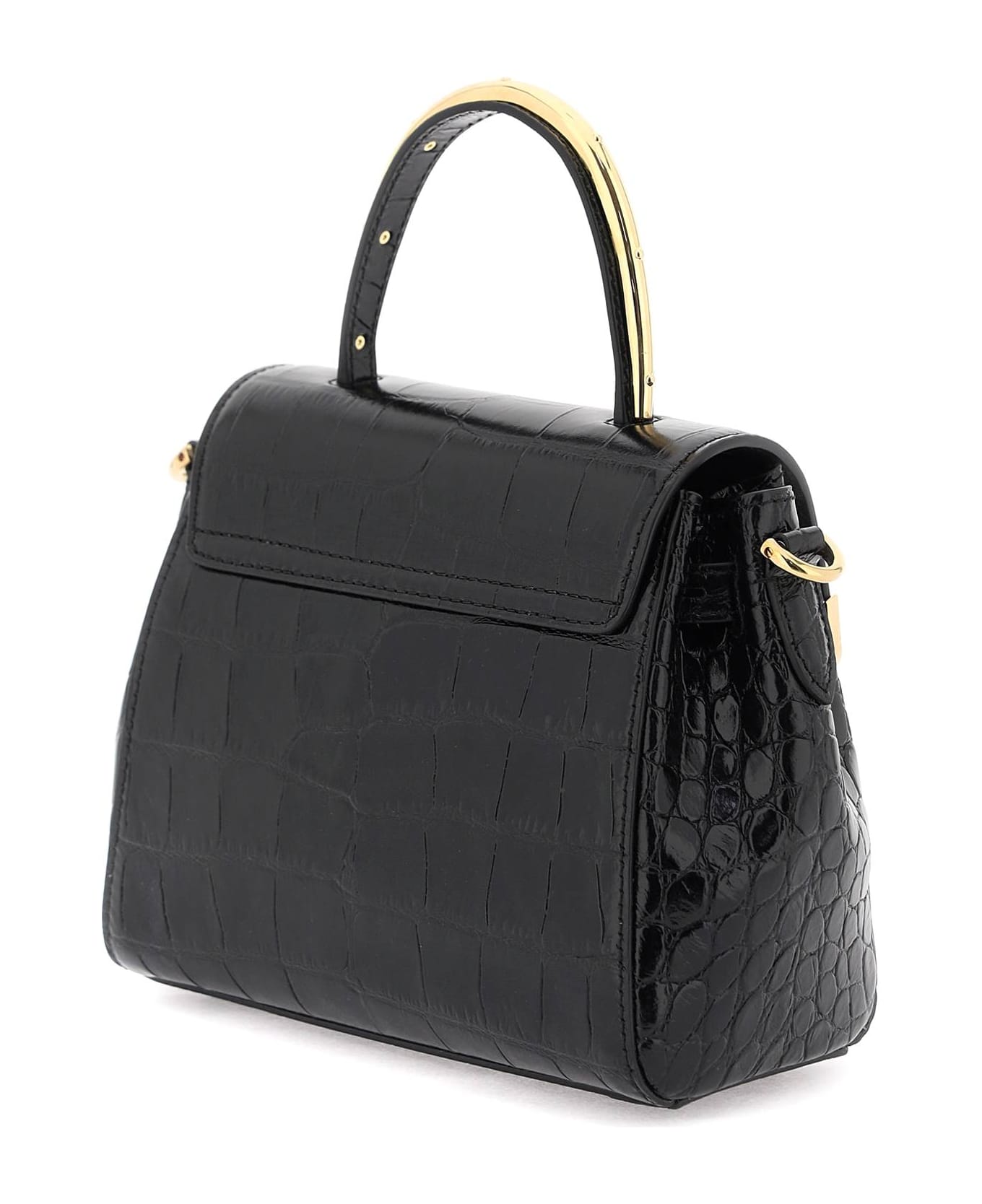Versace Small Handbag 'the Jellyfish' - BLACK VERSACE GOLD (Black)