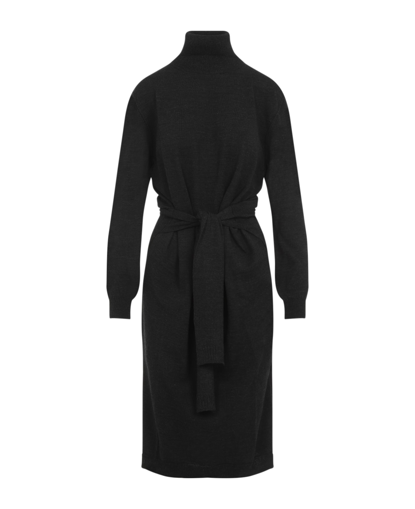 Lemaire Lemair Trompe L`oeil Dress - Anthracite