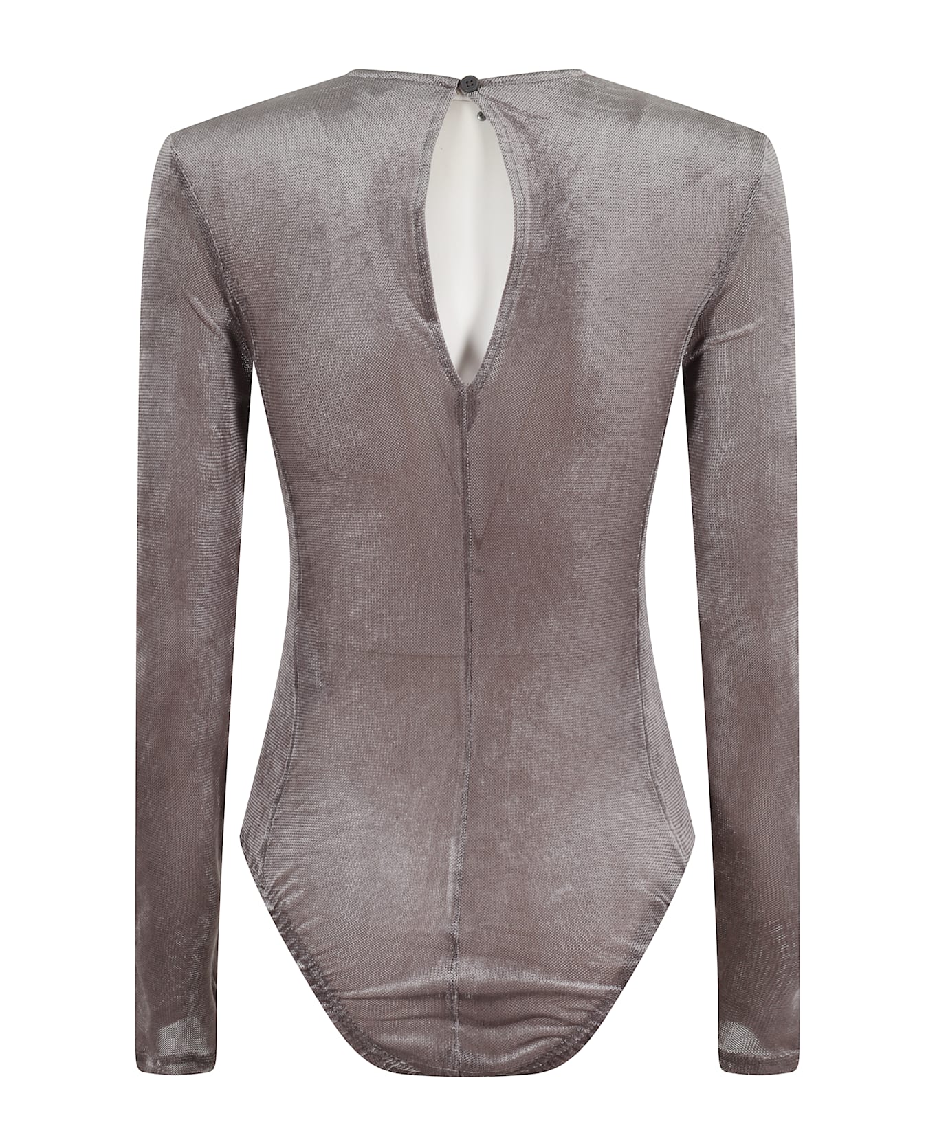 REMAIN Birger Christensen Velvet Mesh Bodysuit