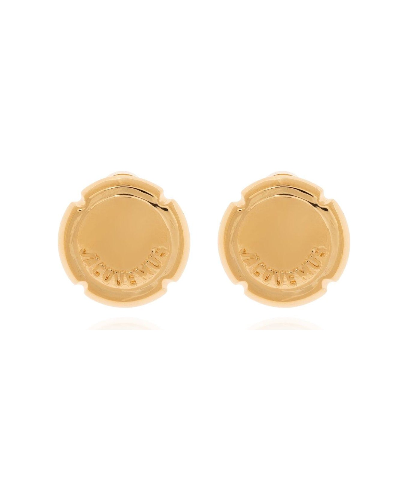 Jacquemus Champagne Muselet Earrings - Light Gold