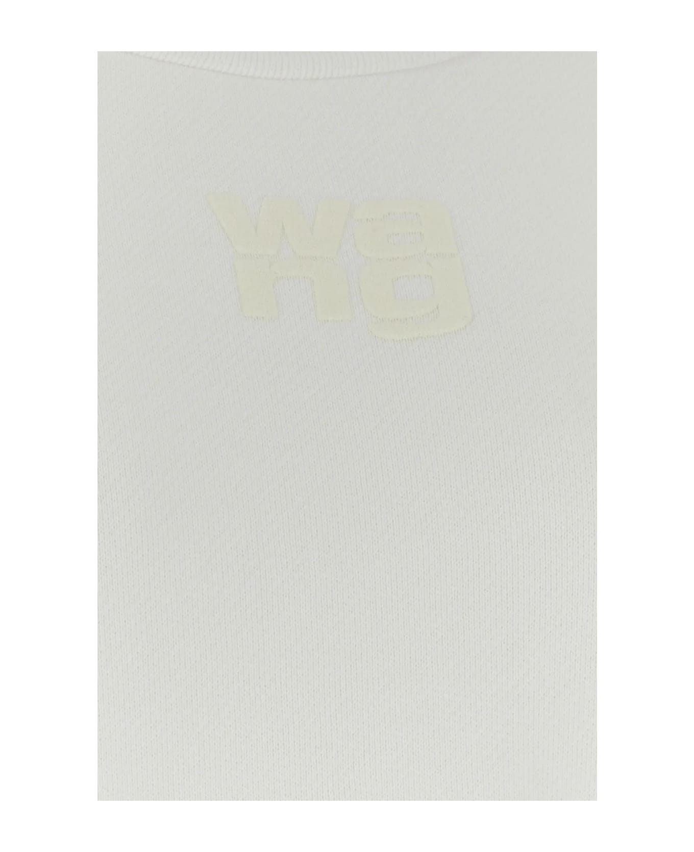 Alexander Wang White Cotton Sweatshirt - White