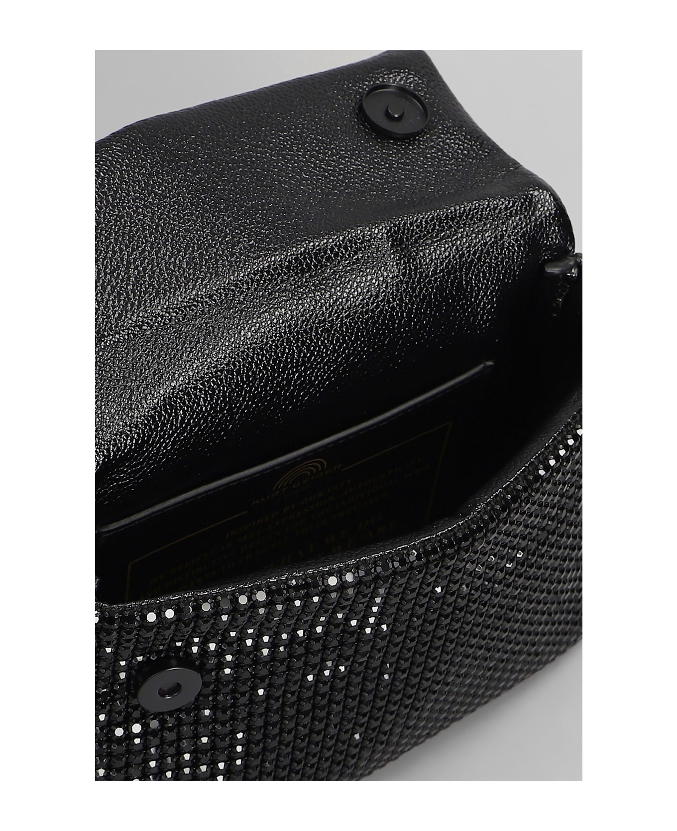 Kurt Geiger Sm Party Shoulder Shoulder Bag In Black Leather - black
