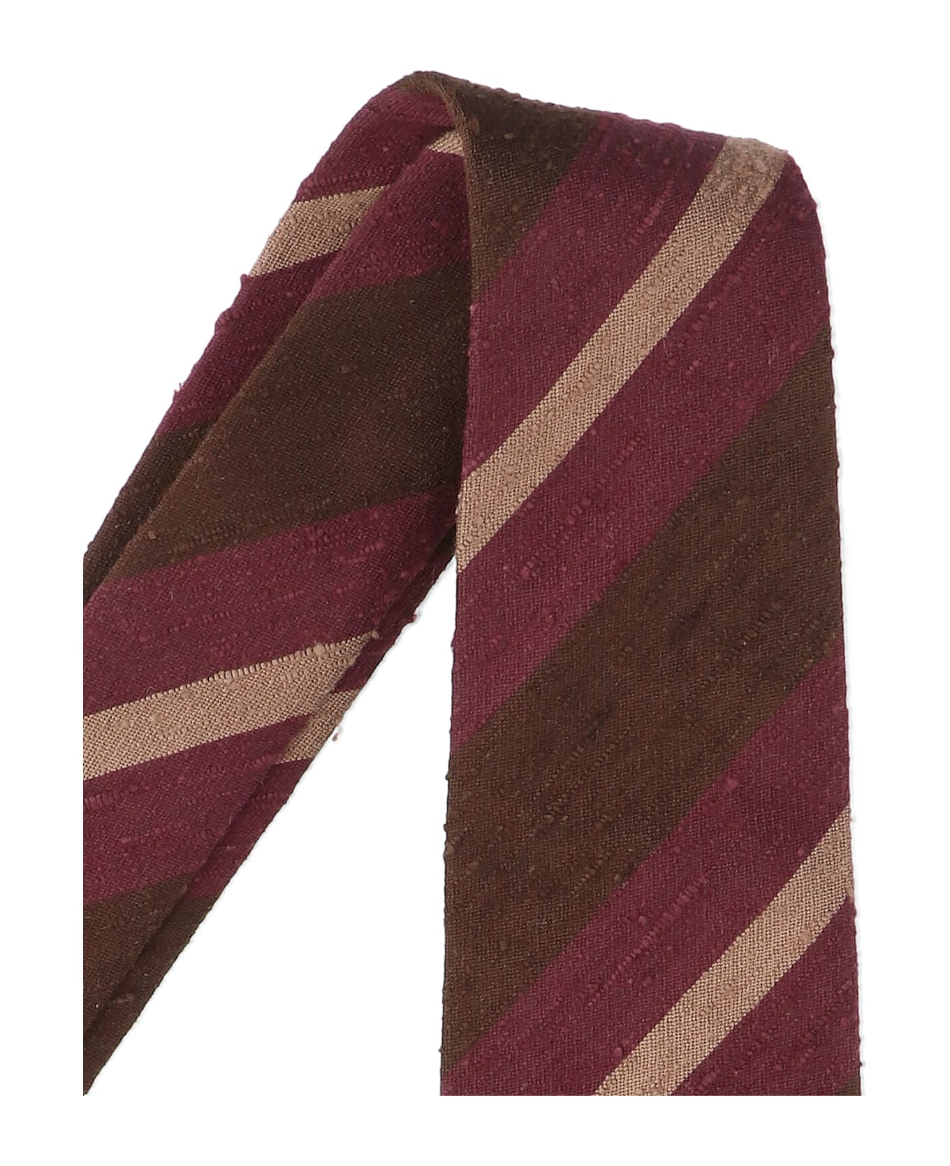 Finamore Striped Tie - Multicolor