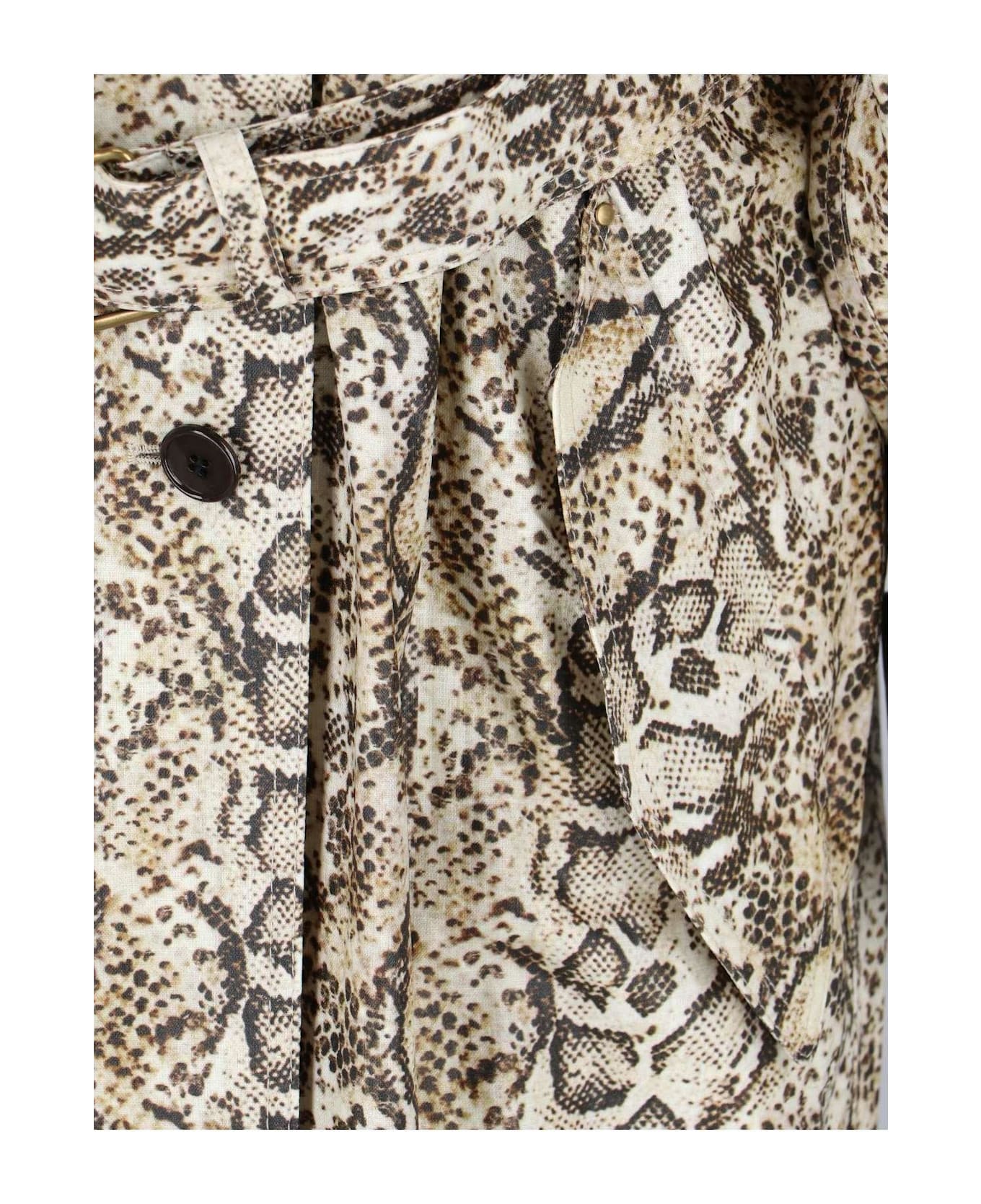 Isabel Marant Double-breasted Belted Trench Coat - Beige