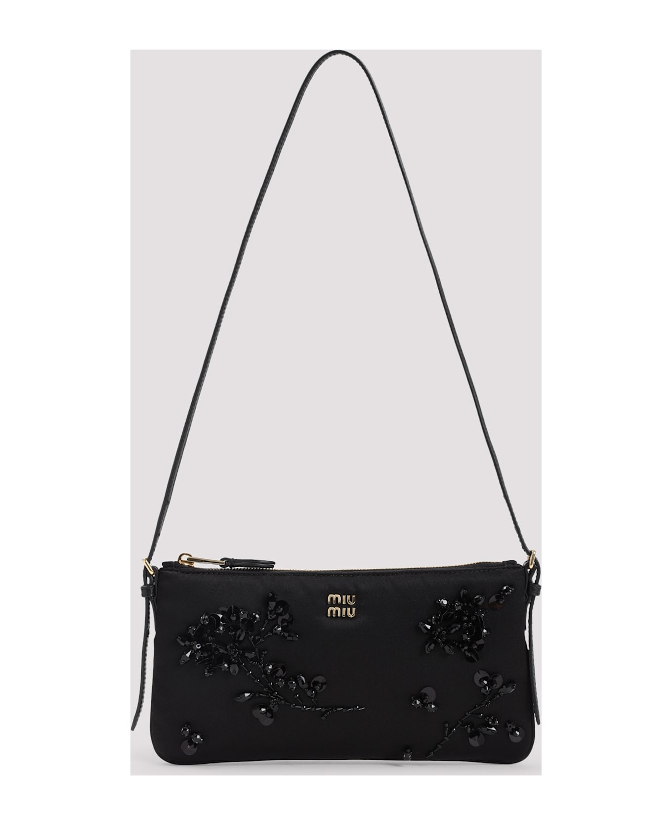 Miu Miu Silk Pouch - Nero