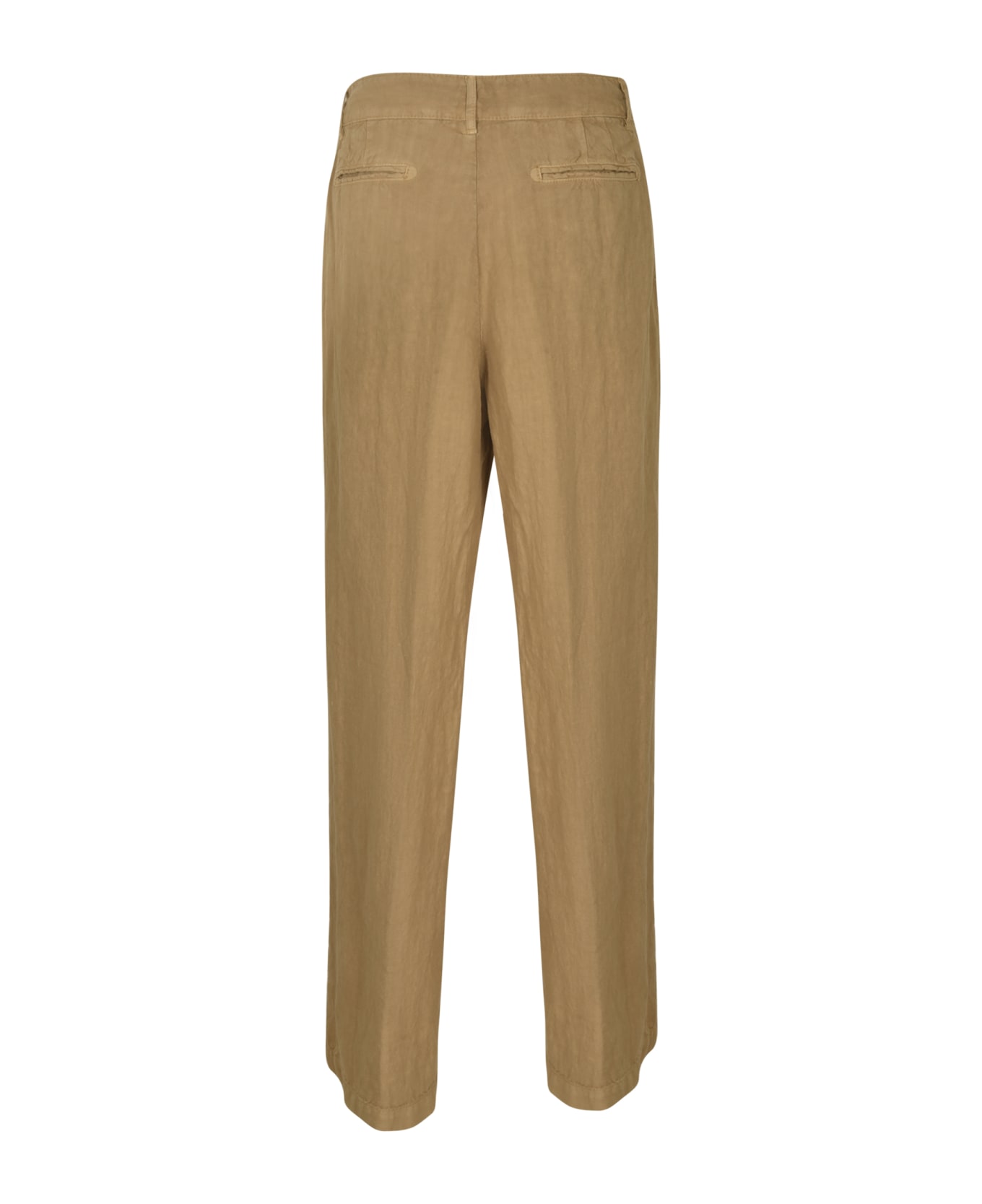Massimo Alba Straight Buttoned Trousers - Sand
