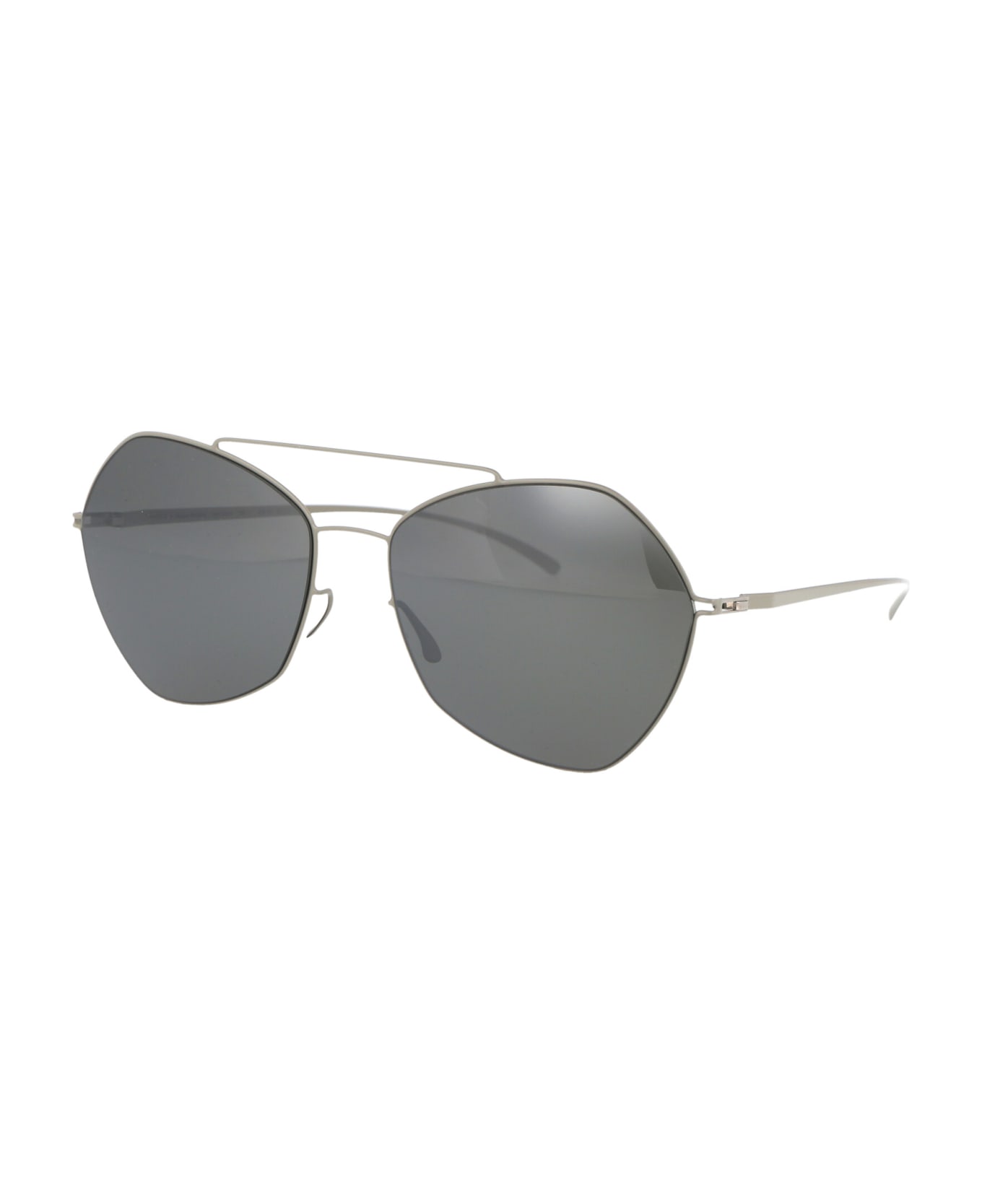 Mykita Mmesse012 Sunglasses - 278 E11 Light Grey Mirror Black