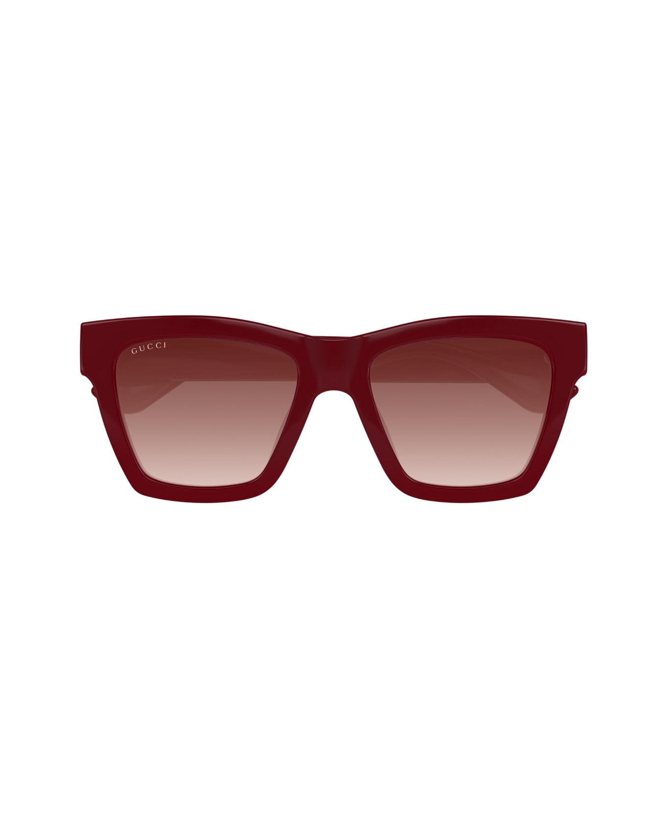 Gucci Eyewear Gucci Gg1714s Linea Gg Logo 003 Burgundy Red Sunglasses - Rosso